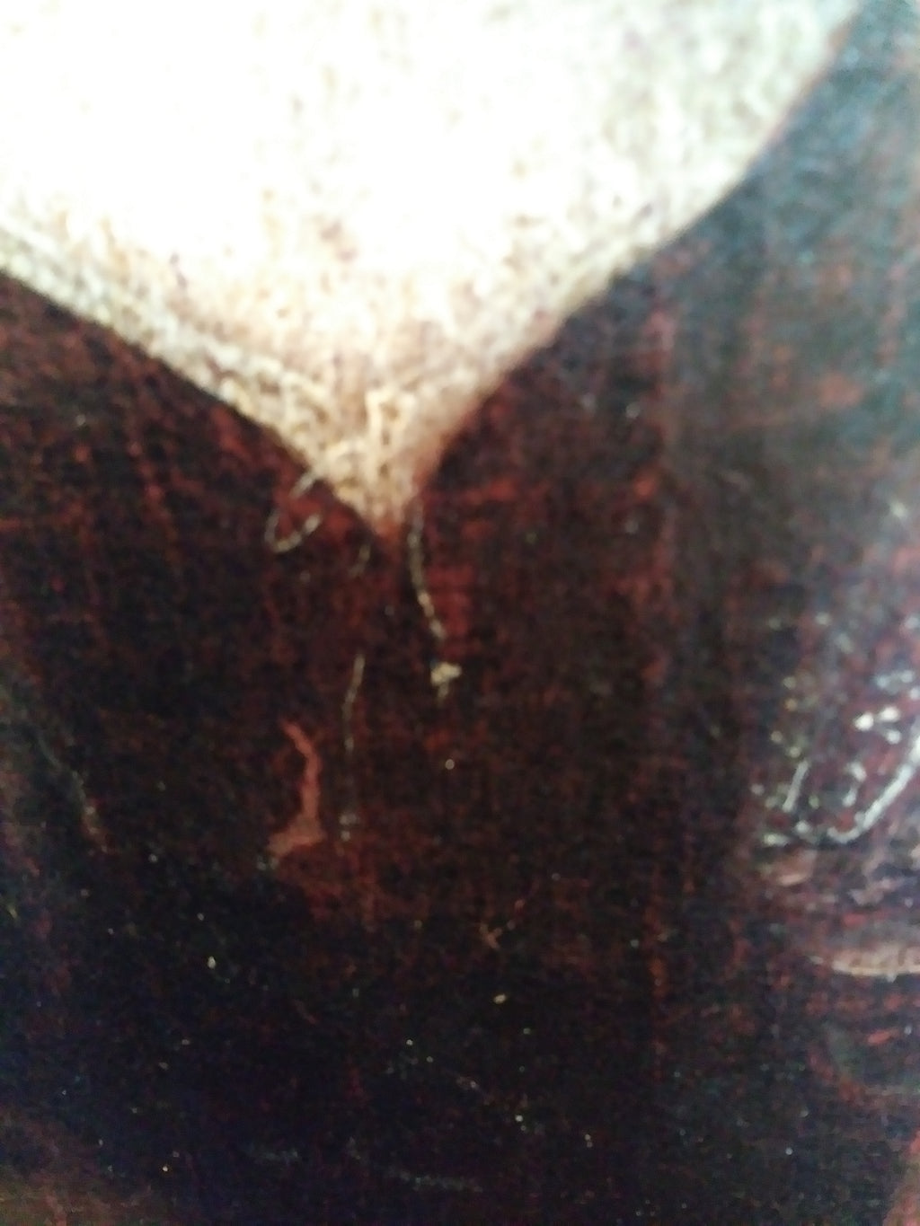 Our Lady of Sorrows 18th Century Oil on Canvas of the Madonna