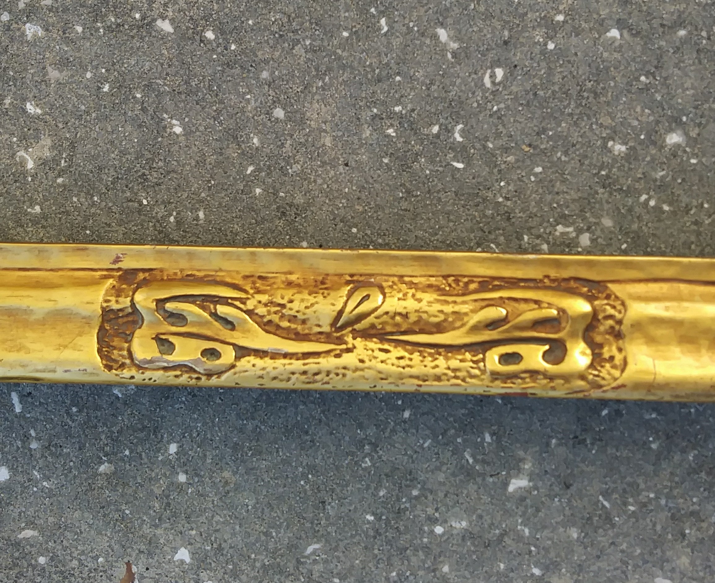 Taos Style incised and gilt Frame 14 x 22