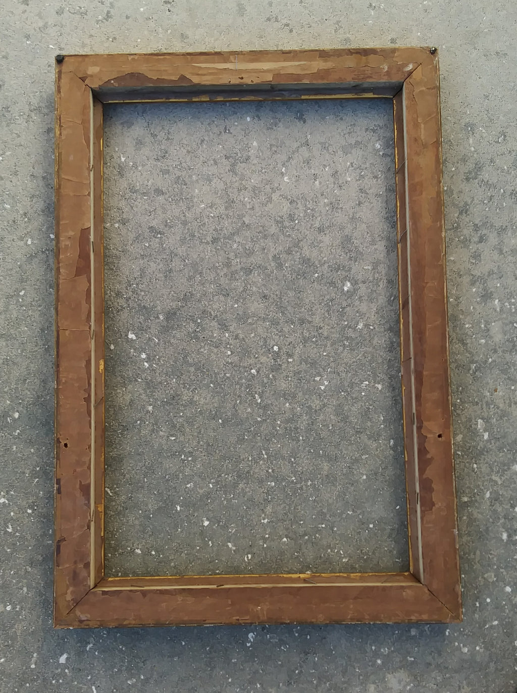 Taos Style incised and gilt Frame 14 x 22