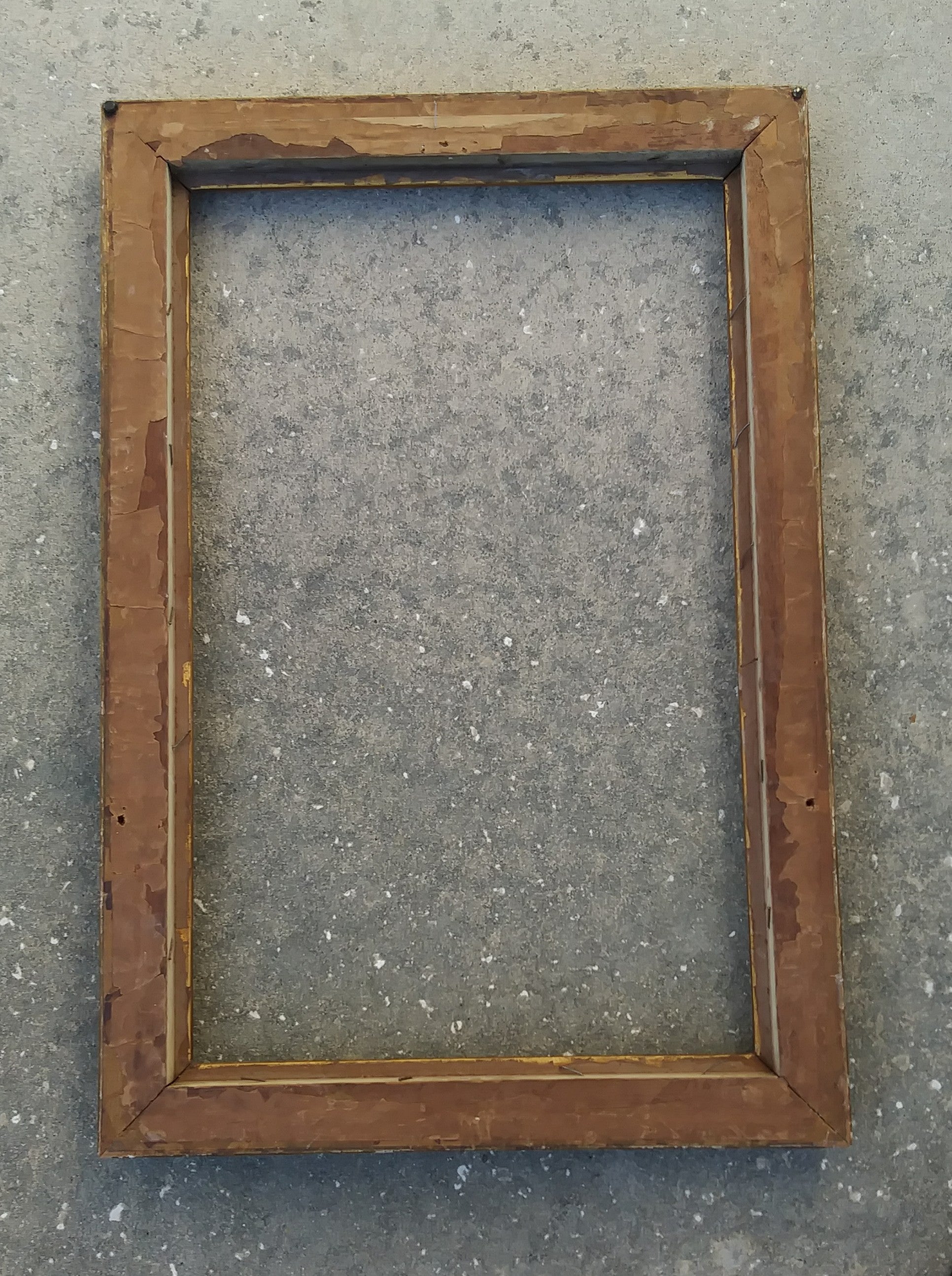 Taos Style incised and gilt Frame 14 x 22