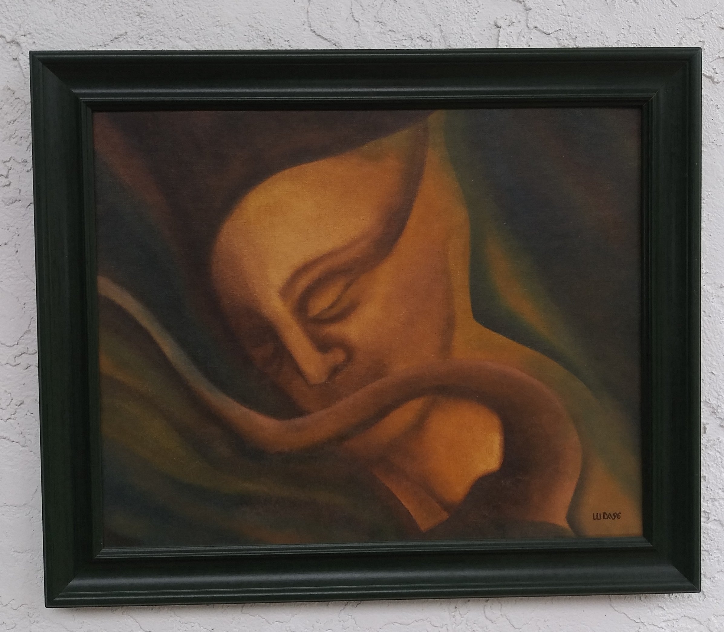 Haunting Oil on Board "Dream" by New Jersey Artist Lucia M. Merwin
