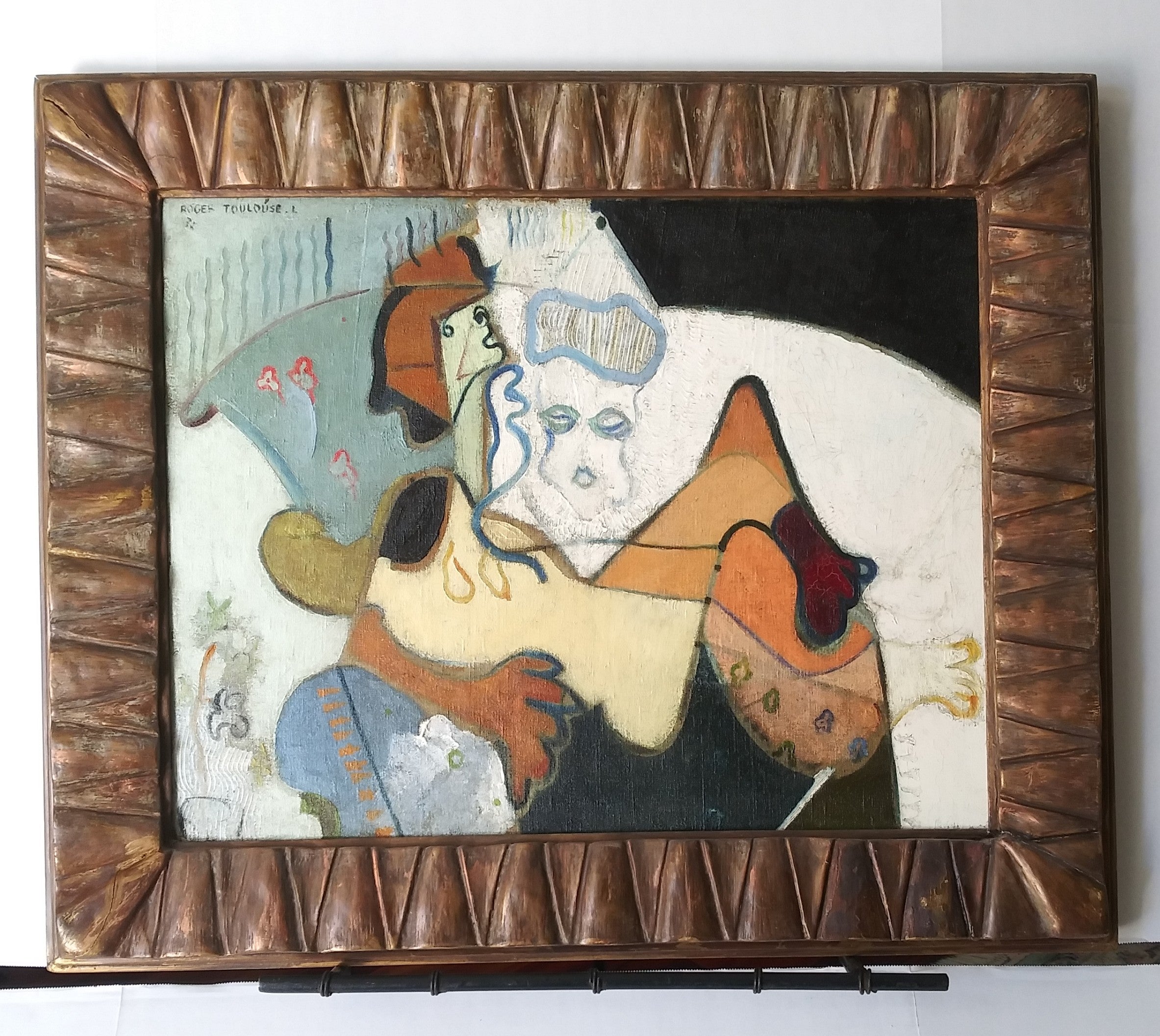 Roger Toulouse - Cubist Composition - Oil on Canvas, 1937