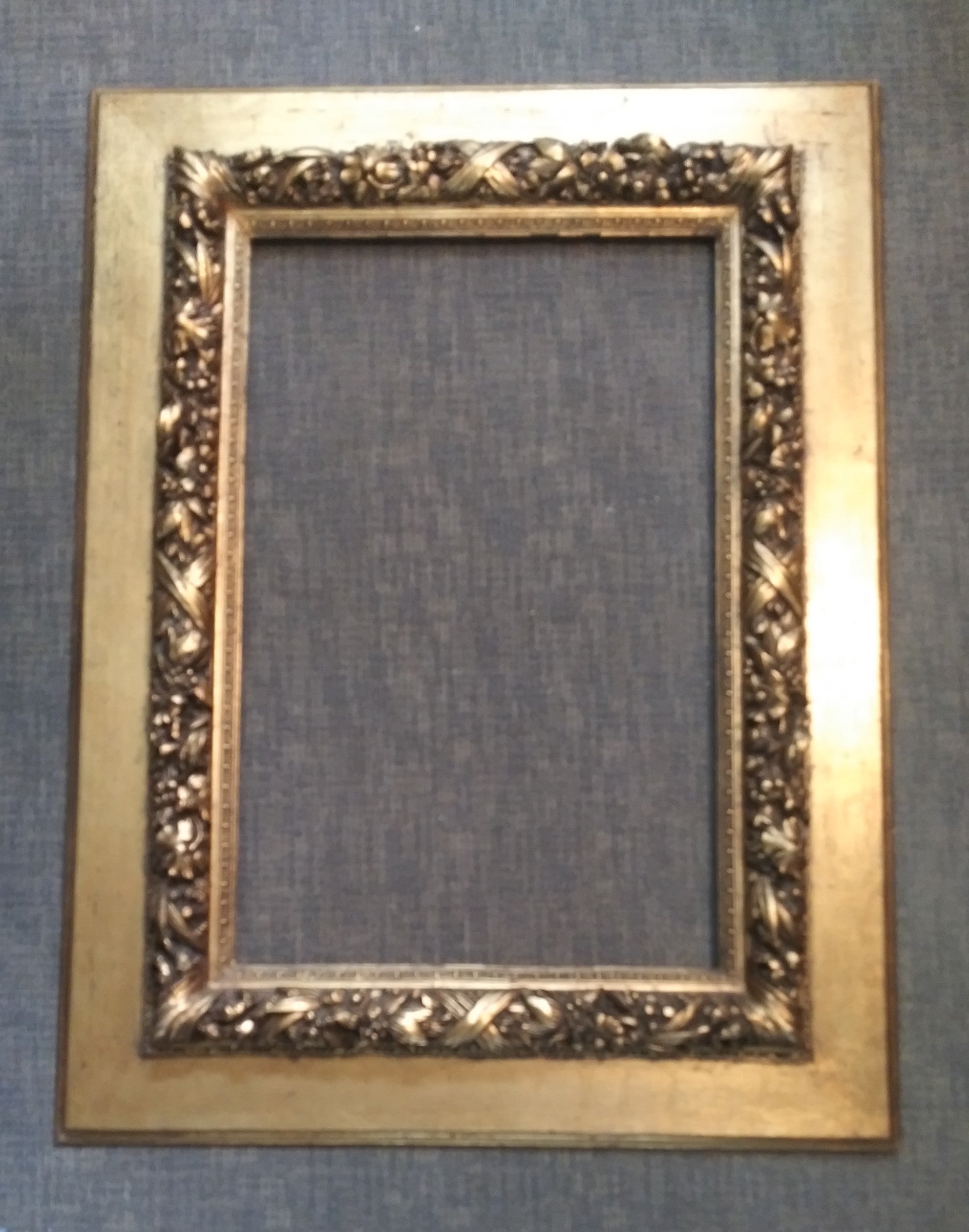 Magnificent Edwardian Era High Relief Gilt Frame