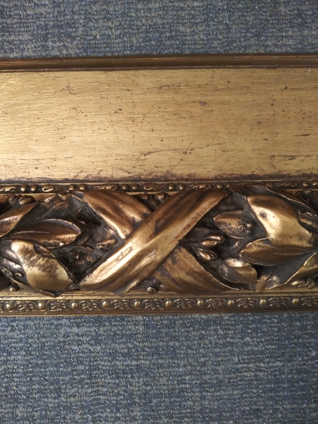 Magnificent Edwardian Era High Relief Gilt Frame