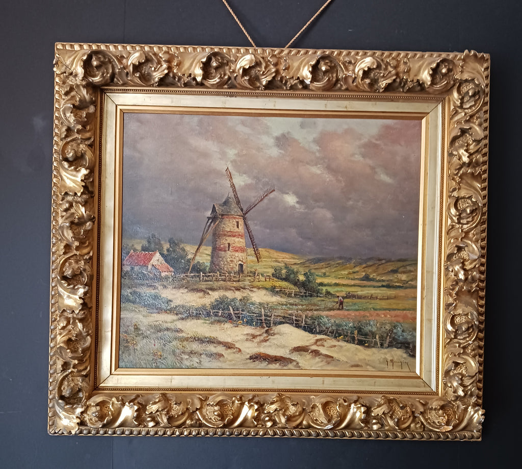 Late 19th Century Dutch Landscape by Georges Philibert Charles Maroniez