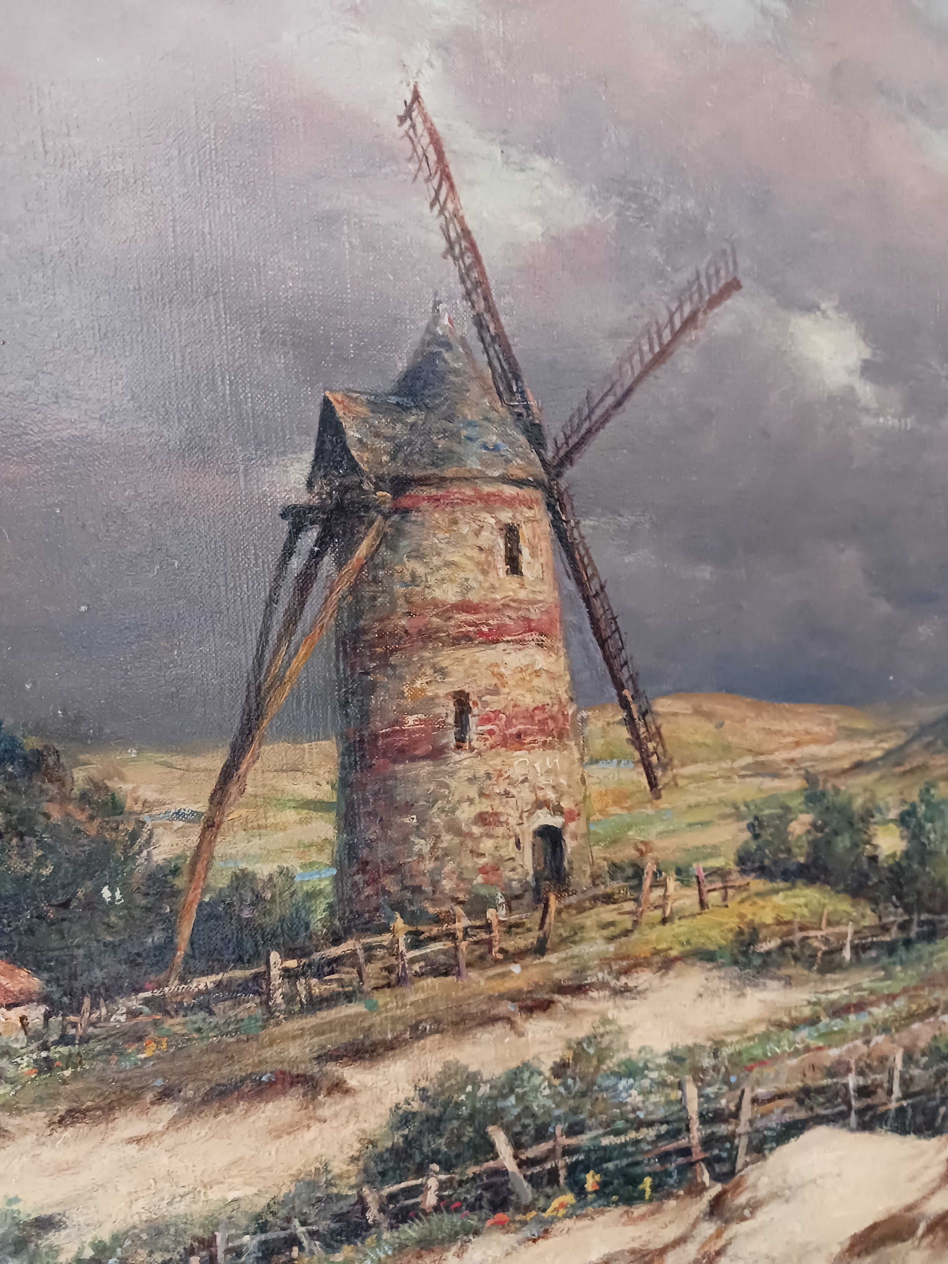 Late 19th Century Dutch Landscape by Georges Philibert Charles Maroniez