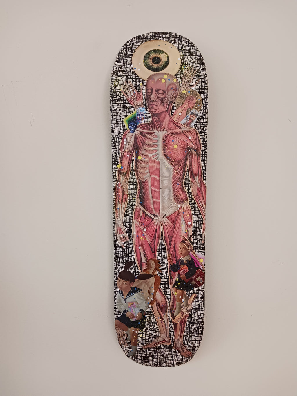 Phoebe Teeters Skateboard Collage