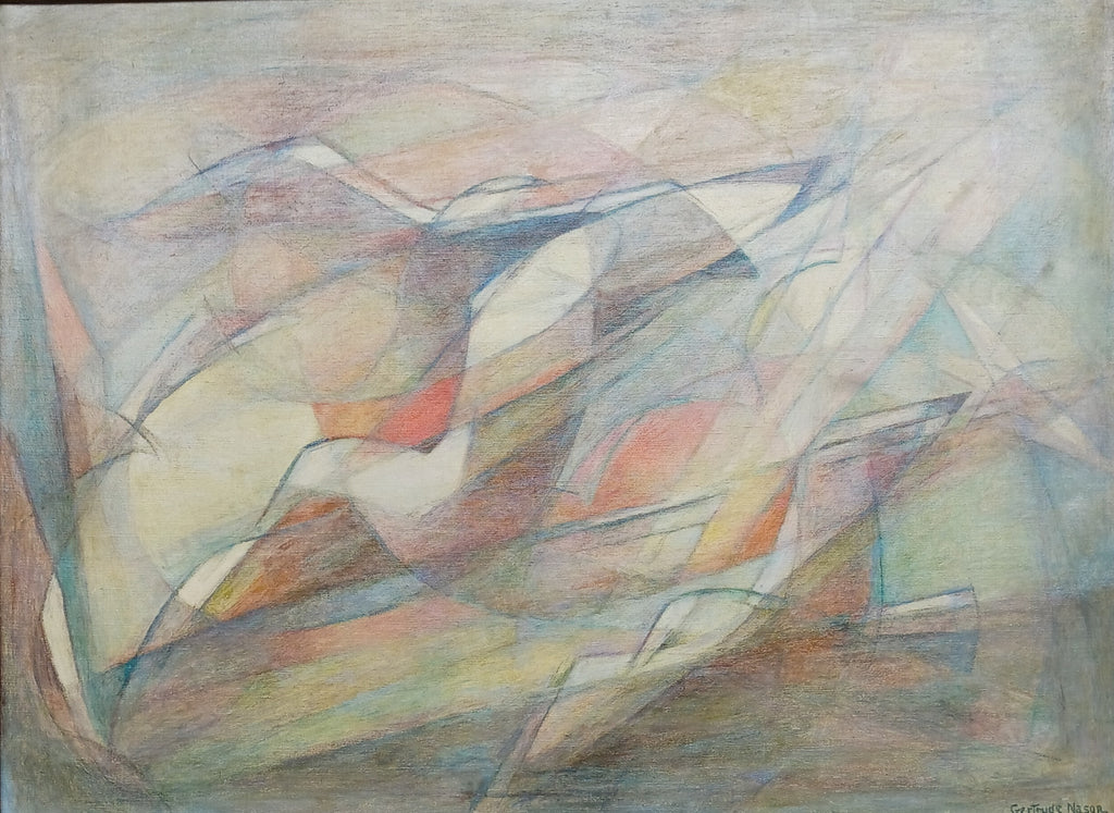 Gertrude Nason - Sky Rhythms - Exhibited at the National Academy of Design 1957