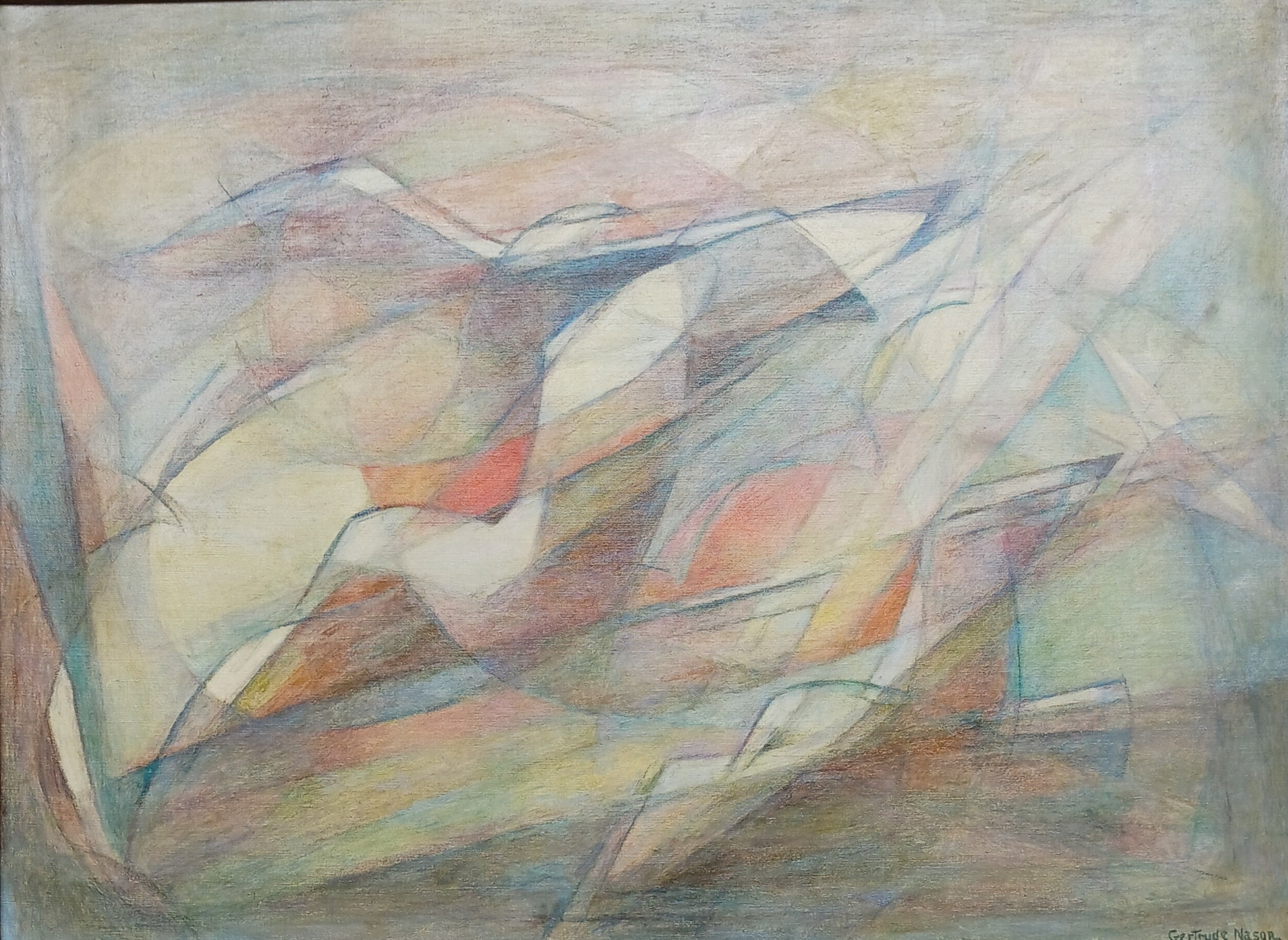Gertrude Nason - Sky Rhythms - Exhibited at the National Academy of Design 1957