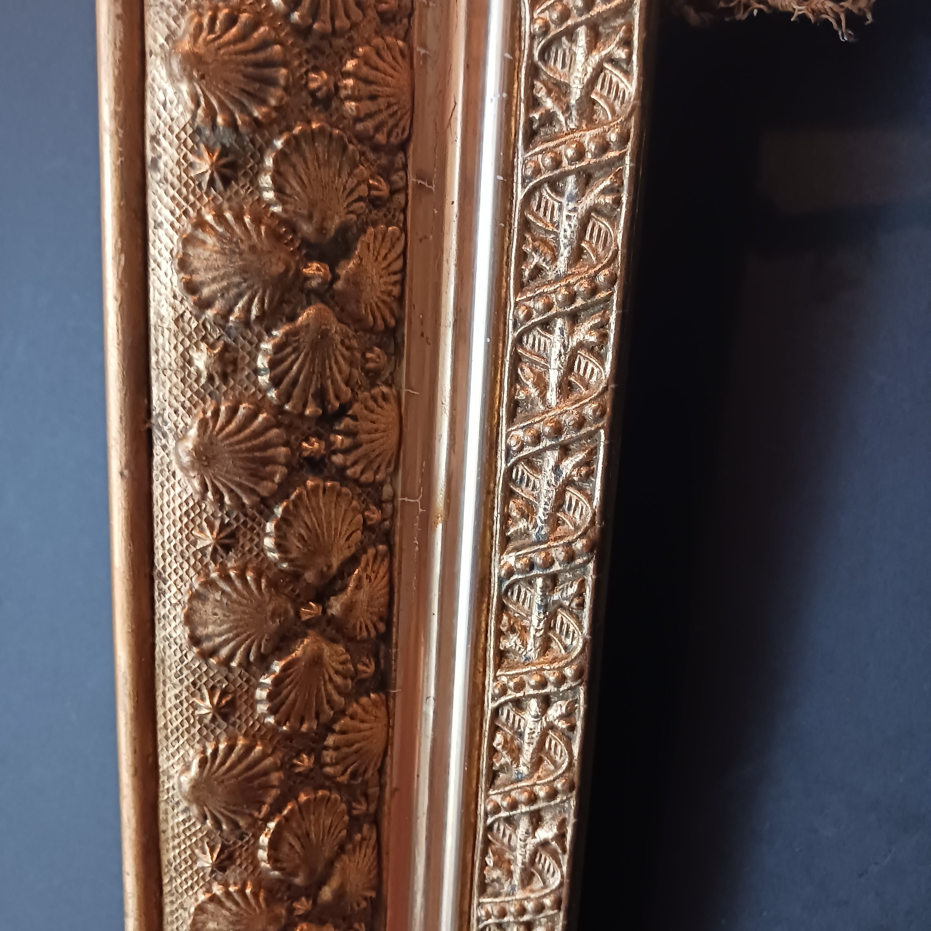 19th Century Seashell Design Frame for Painting- Wow! Great for Marine Painting