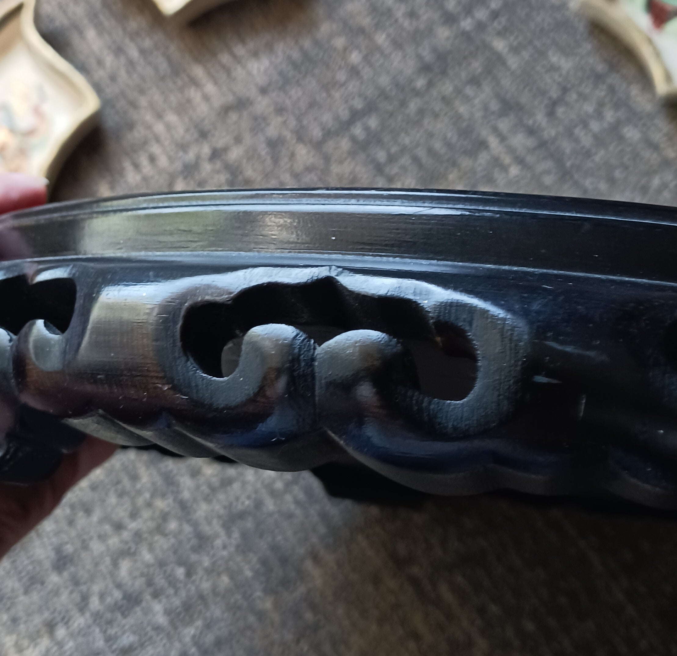 1940s Japanese Immortals Relish or Condiment Tray