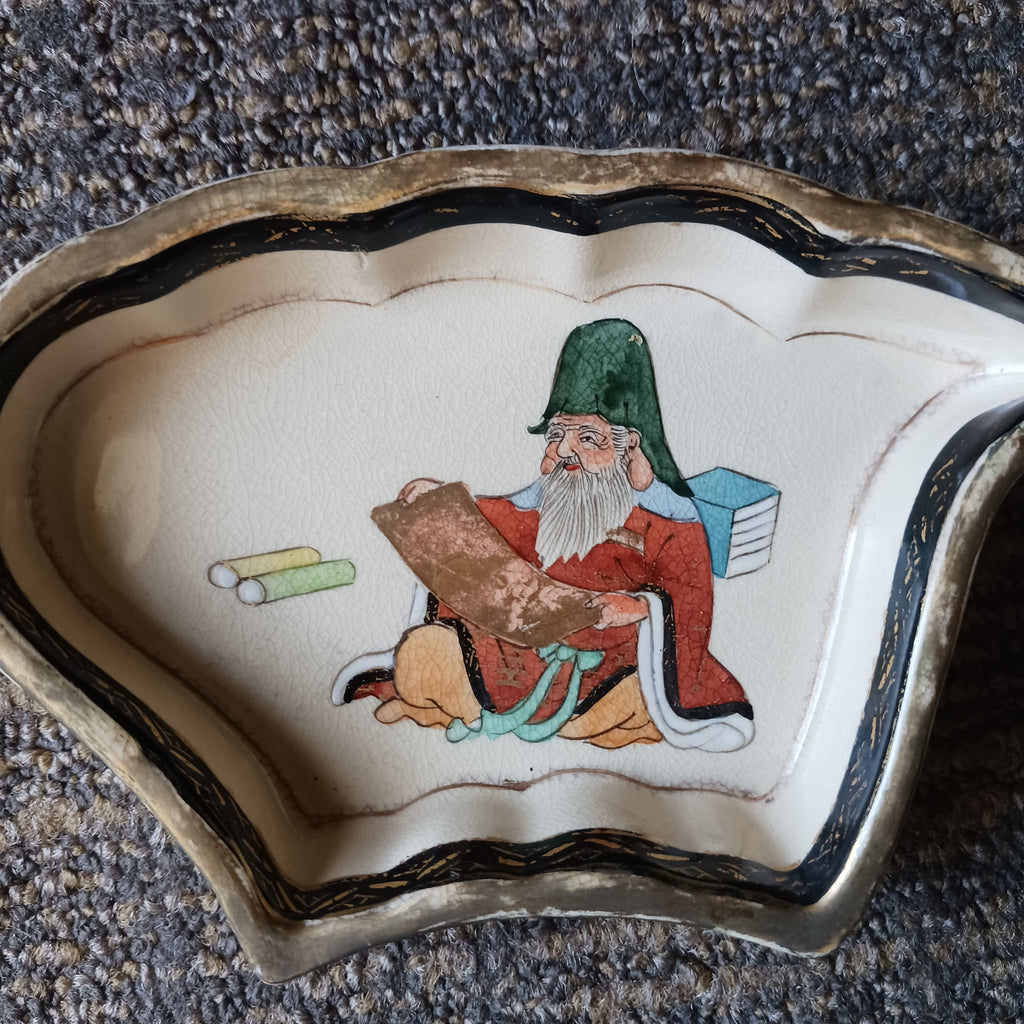 1940s Japanese Immortals Relish or Condiment Tray