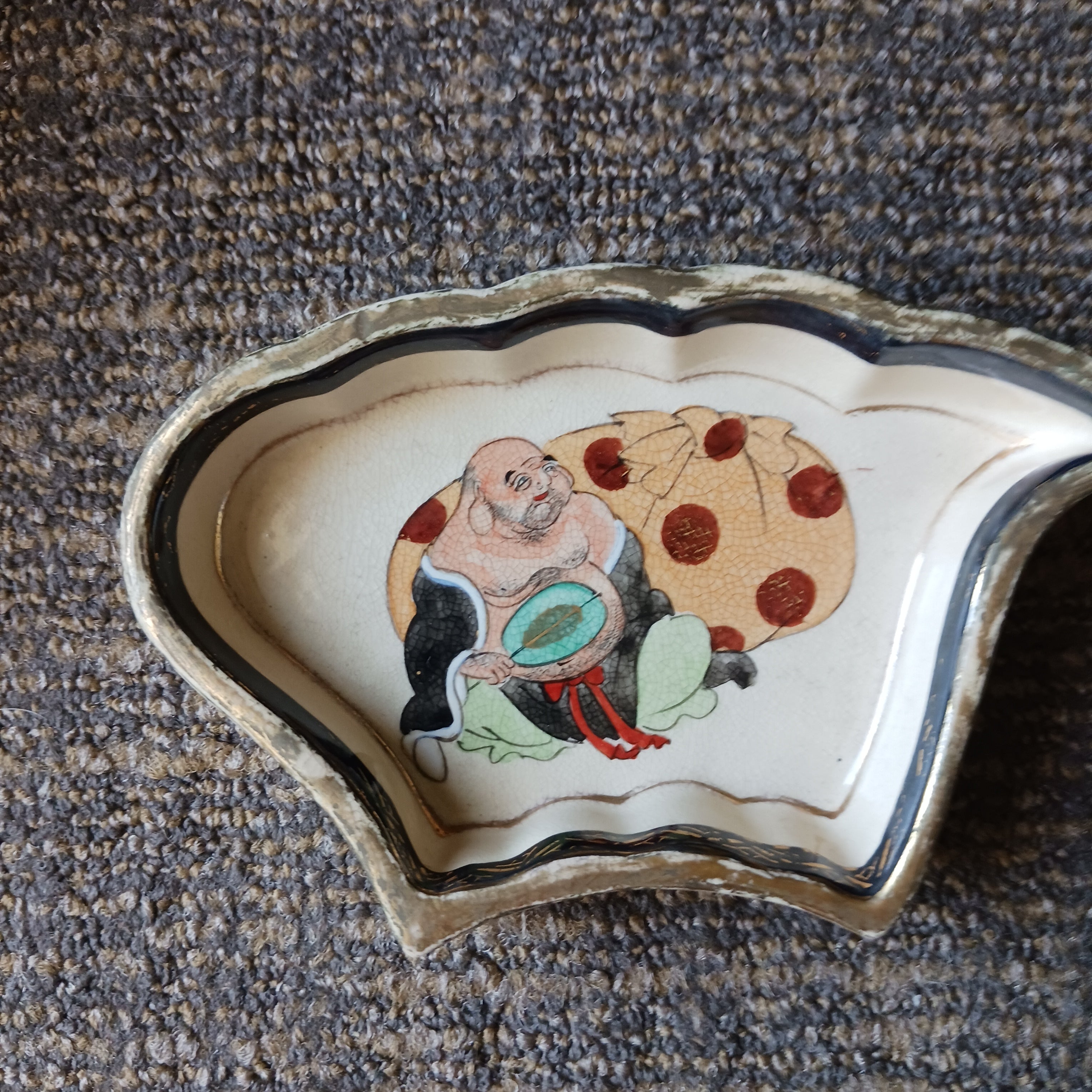 1940s Japanese Immortals Relish or Condiment Tray