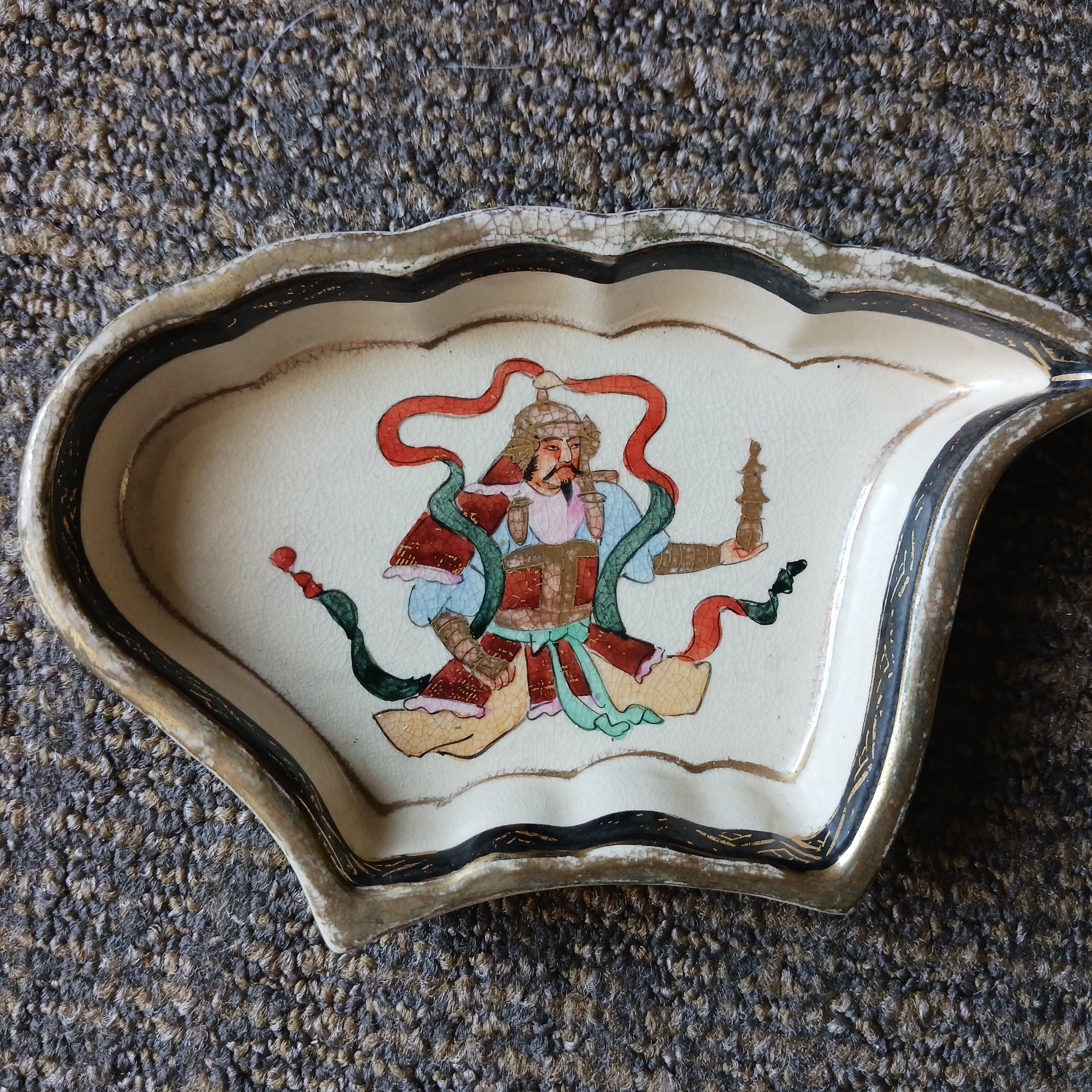 1940s Japanese Immortals Relish or Condiment Tray