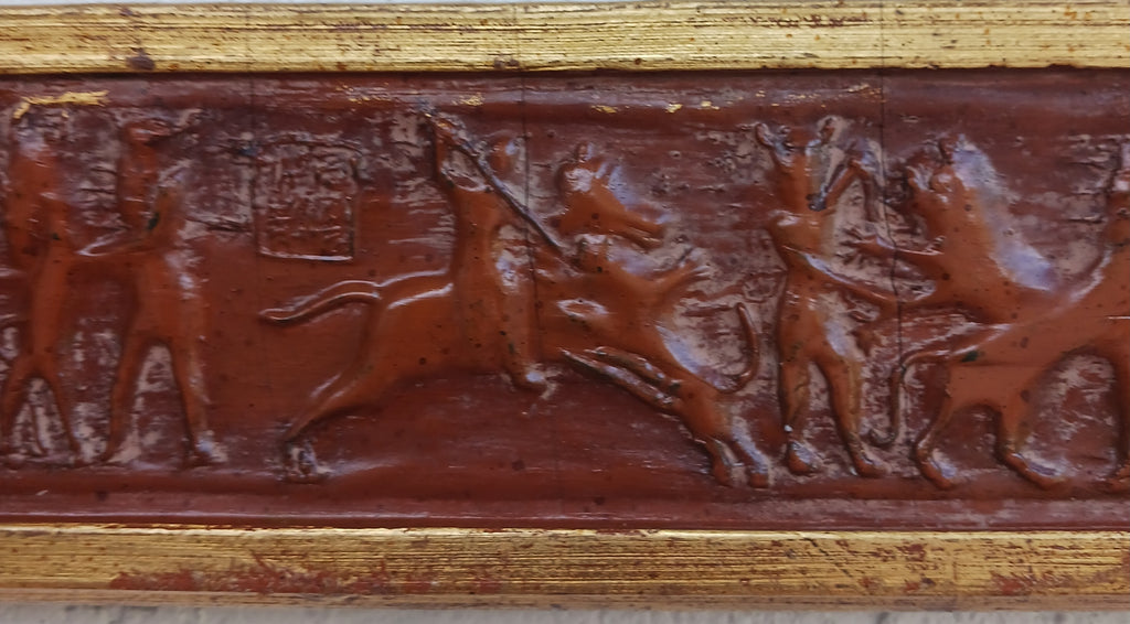Babylonian Frieze Picture Frame 36 x 24 Gilgamesh Slaying The Bull of Heaven