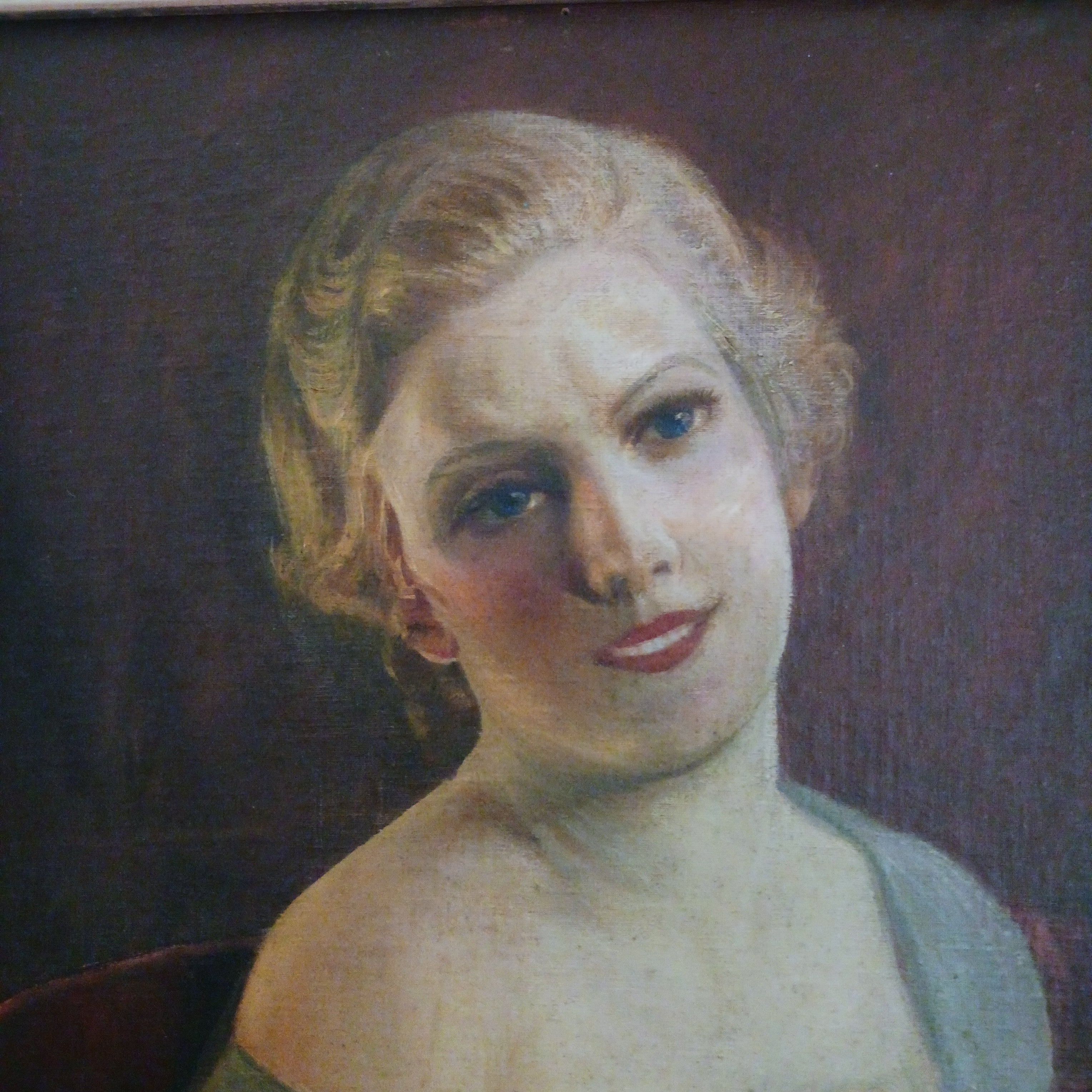 Jazz Age Girl - 1920's Oil (Daisy Buchanan?) by Felice Aquadro 1865-1950 Listed
