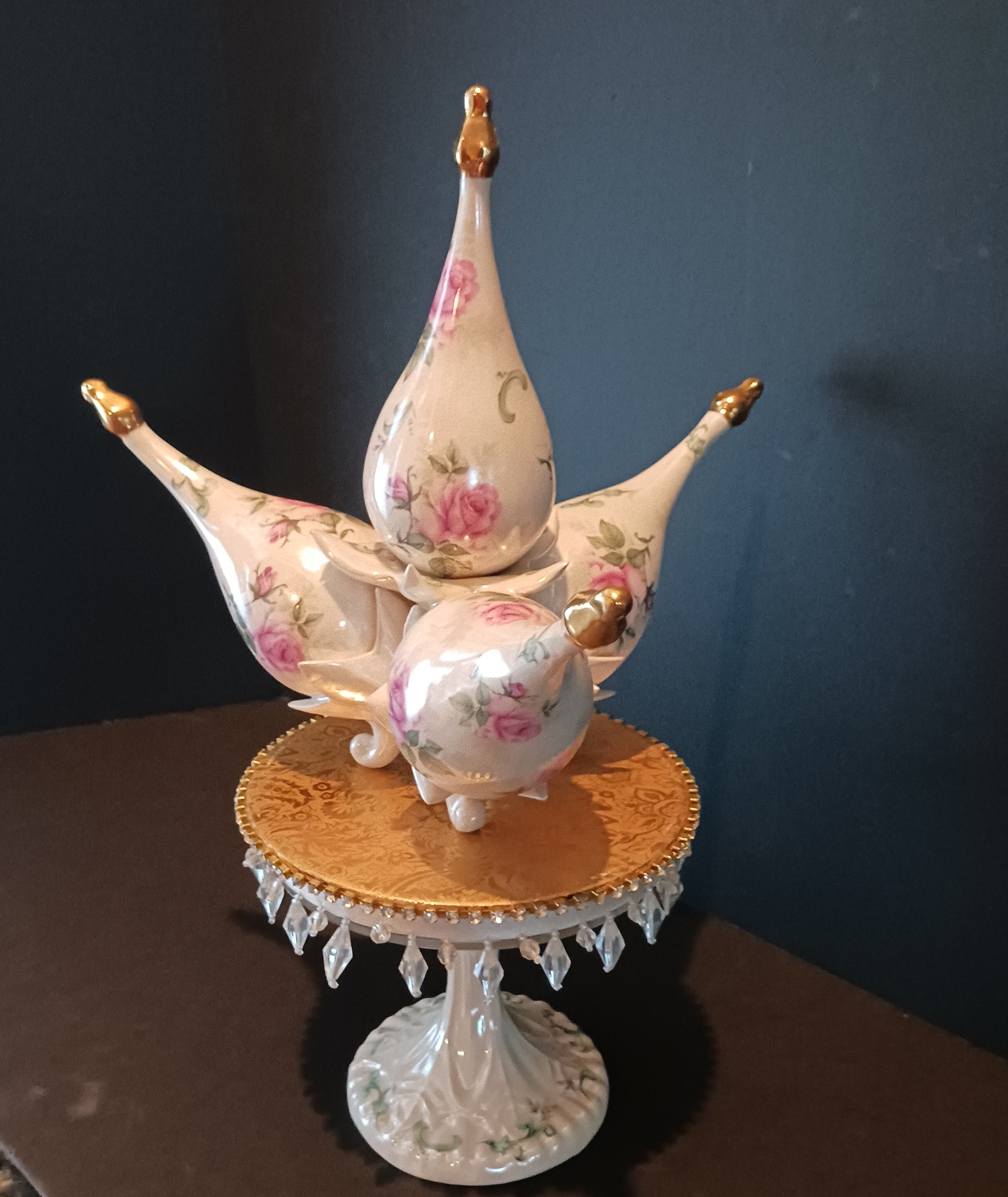 Fabulous Porcelain Sculpture by World Famous Ceramicist Rain Harris