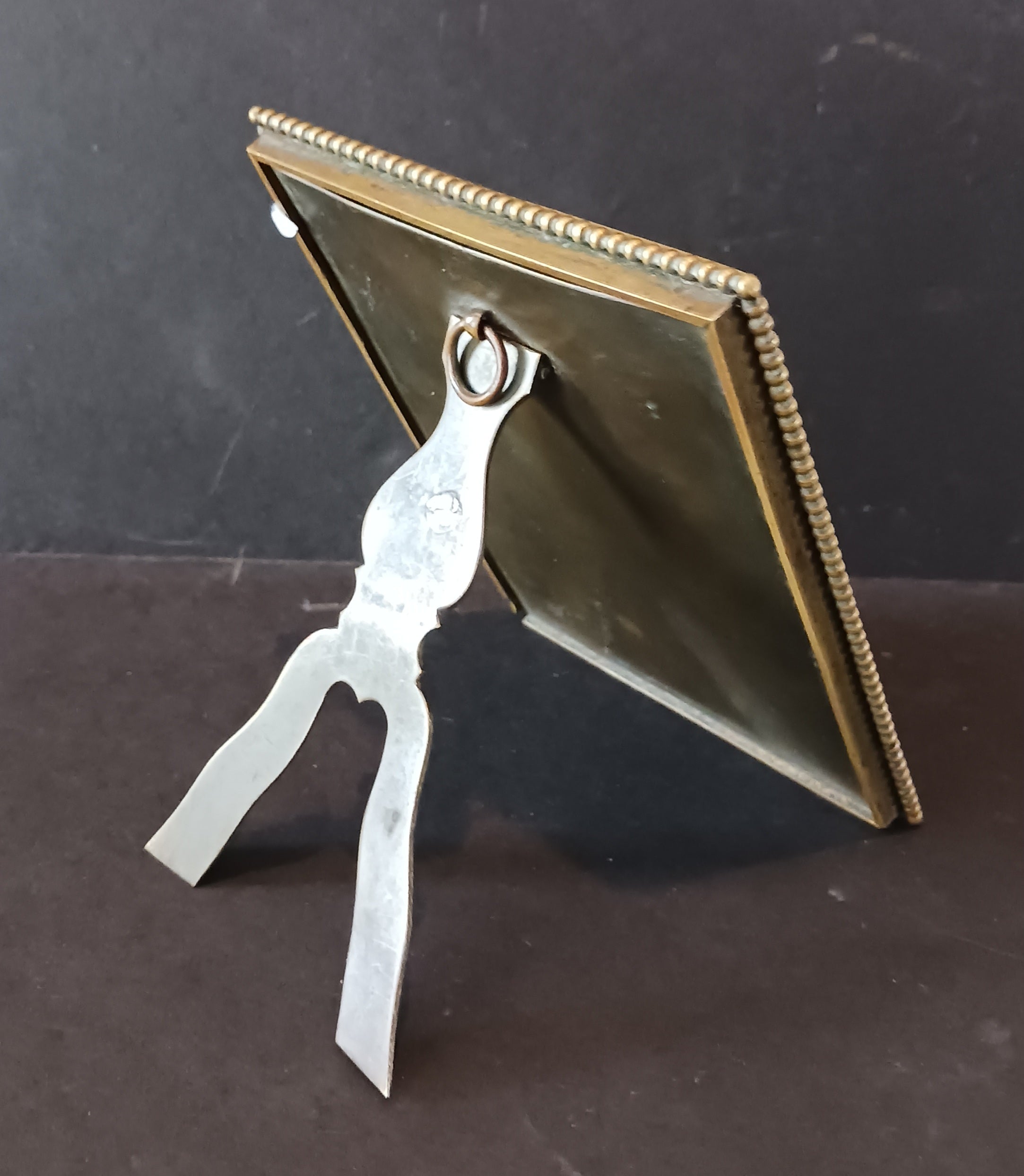 Miniature Watercolor "L'Etude" signed Rannier after Fragonard