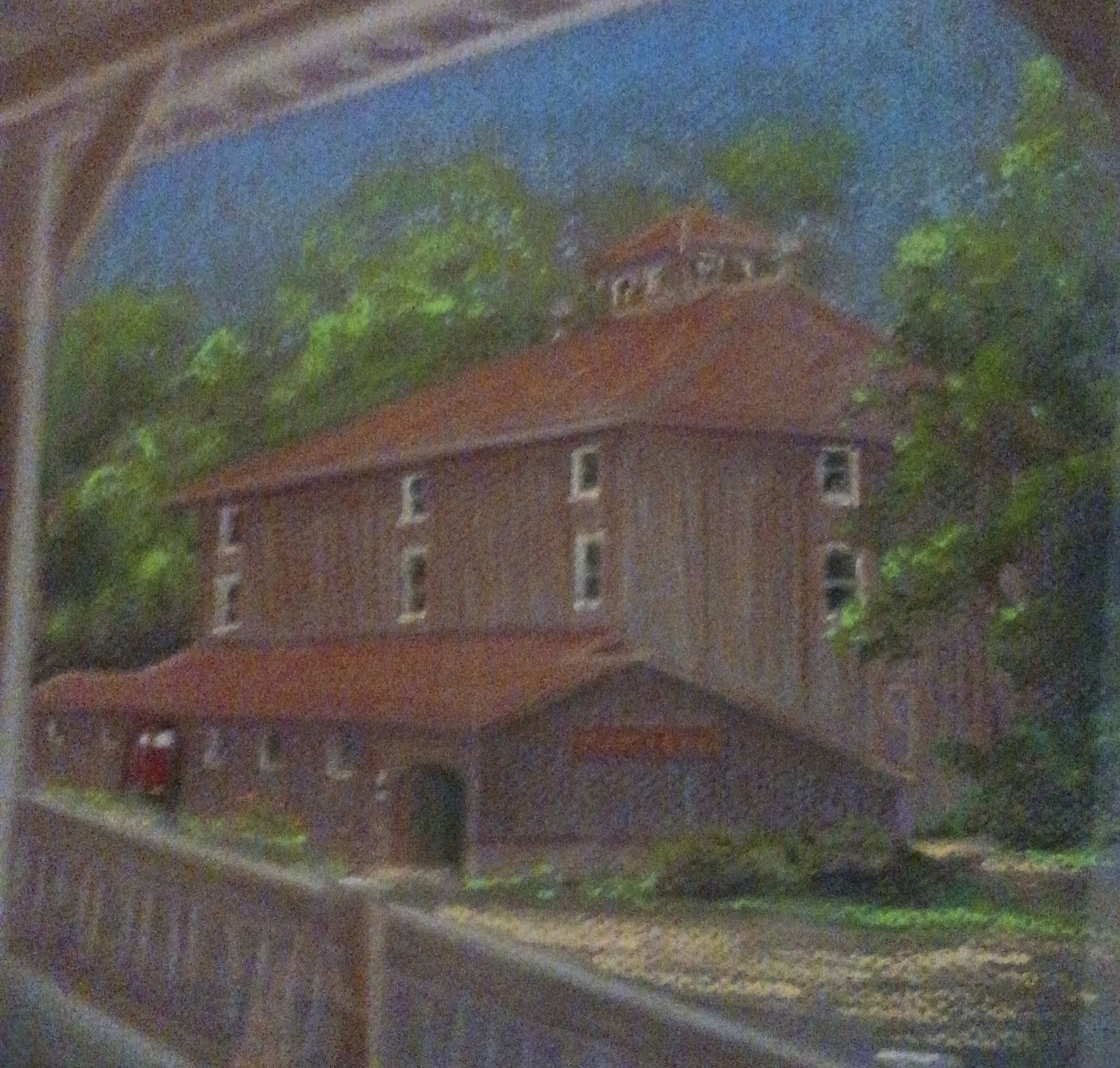 Open for Business - 1996 Pastel on Paper by New Jersey Artist Chris Maier