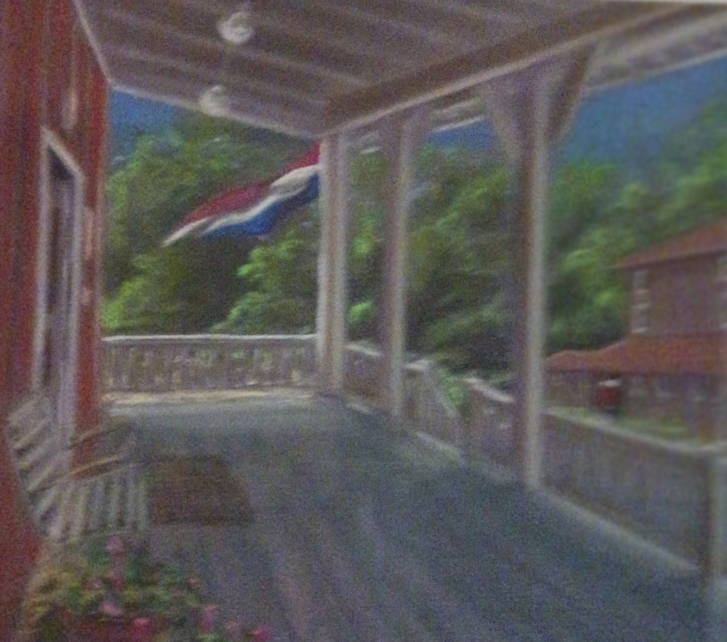 Open for Business - 1996 Pastel on Paper by New Jersey Artist Chris Maier