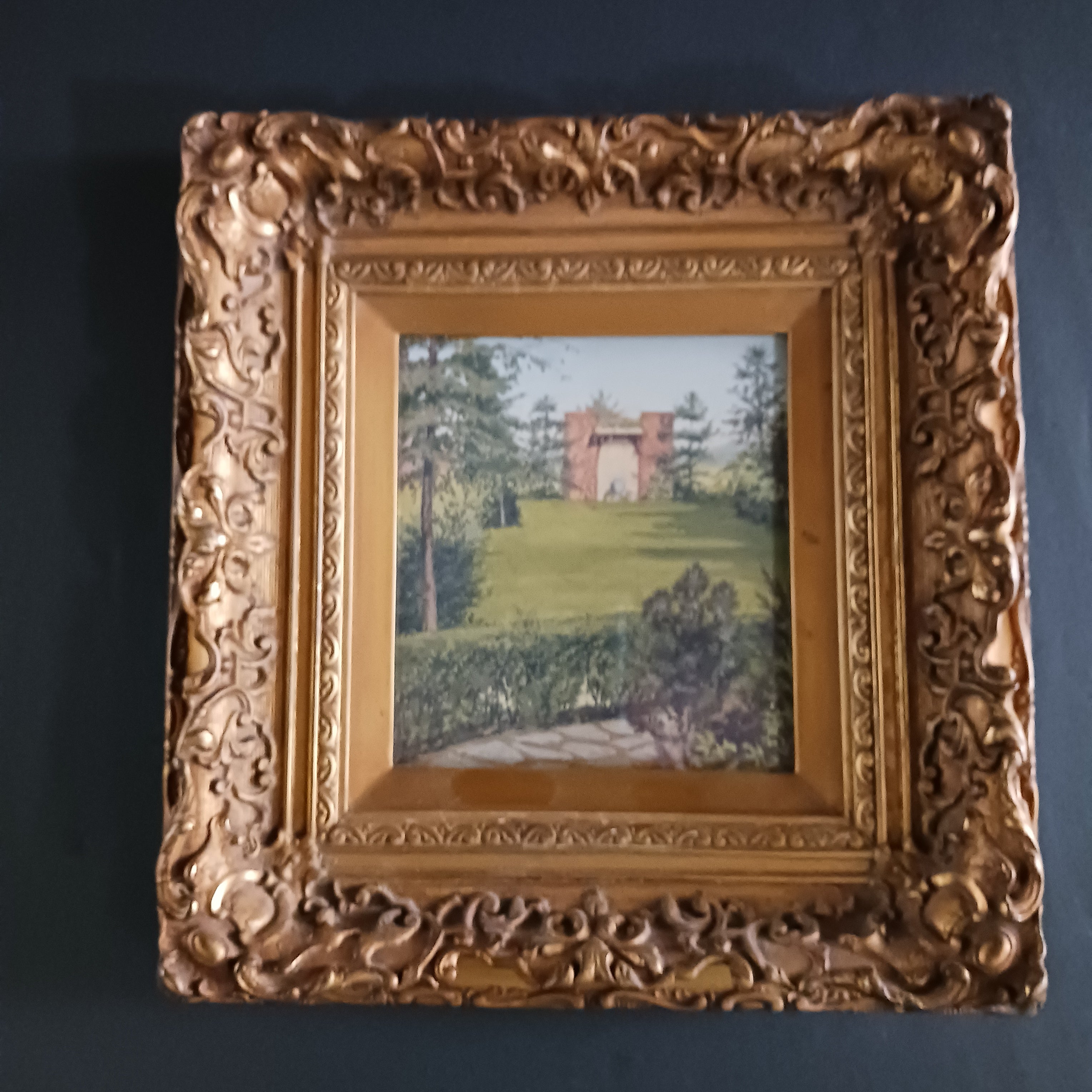 1920s Watercolor of Linden Court