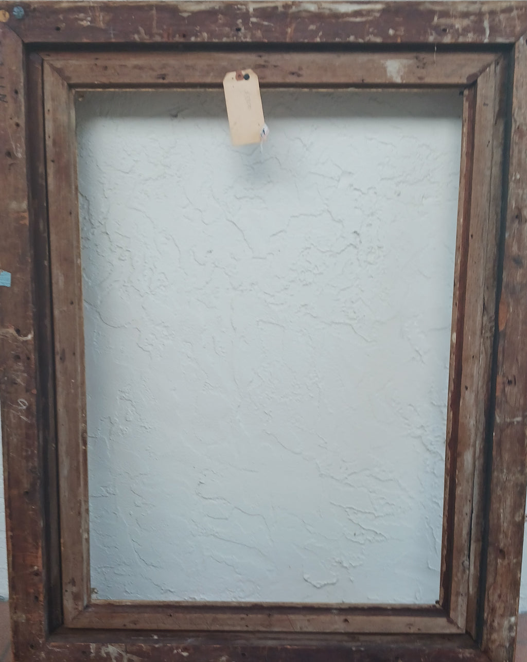 Large Antique Picture Frame with Openwork Ornament for 27 1/4" x 37 3/4" Artwork