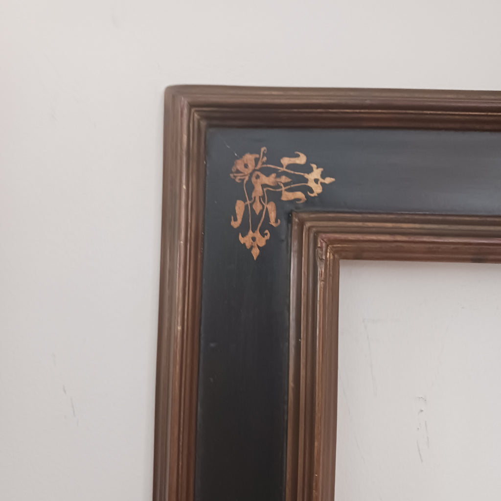 Vintage Large Italian Sgrafitto Style Picture Frame 36 1/2 x 29 1/2 Rabbet