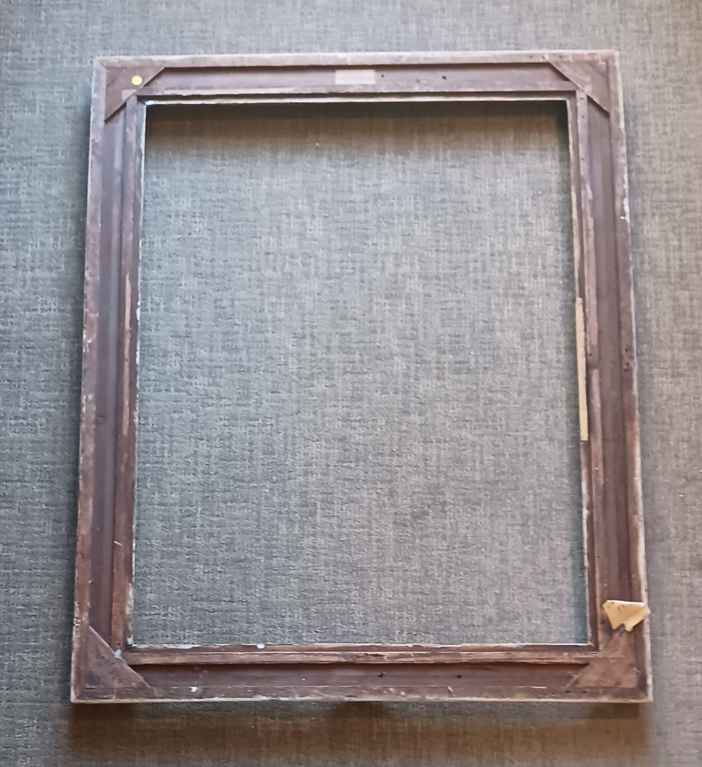 Large Antique French Provincial Style Frame 34 3/4" x 44 1/2" rabbet S showcaseshop (1857)