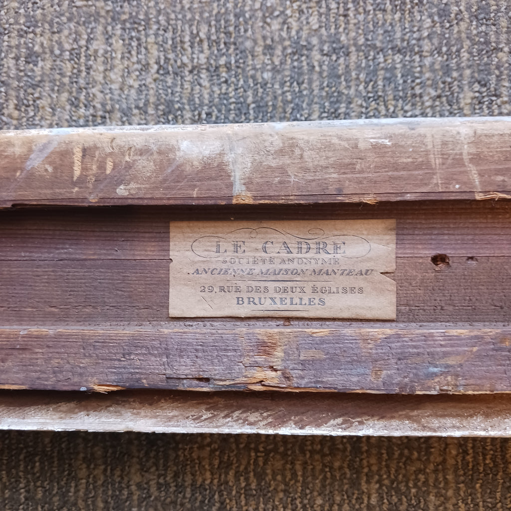 Large Antique French Provincial Style Frame 34 3/4" x 44 1/2" rabbet S showcaseshop (1857)