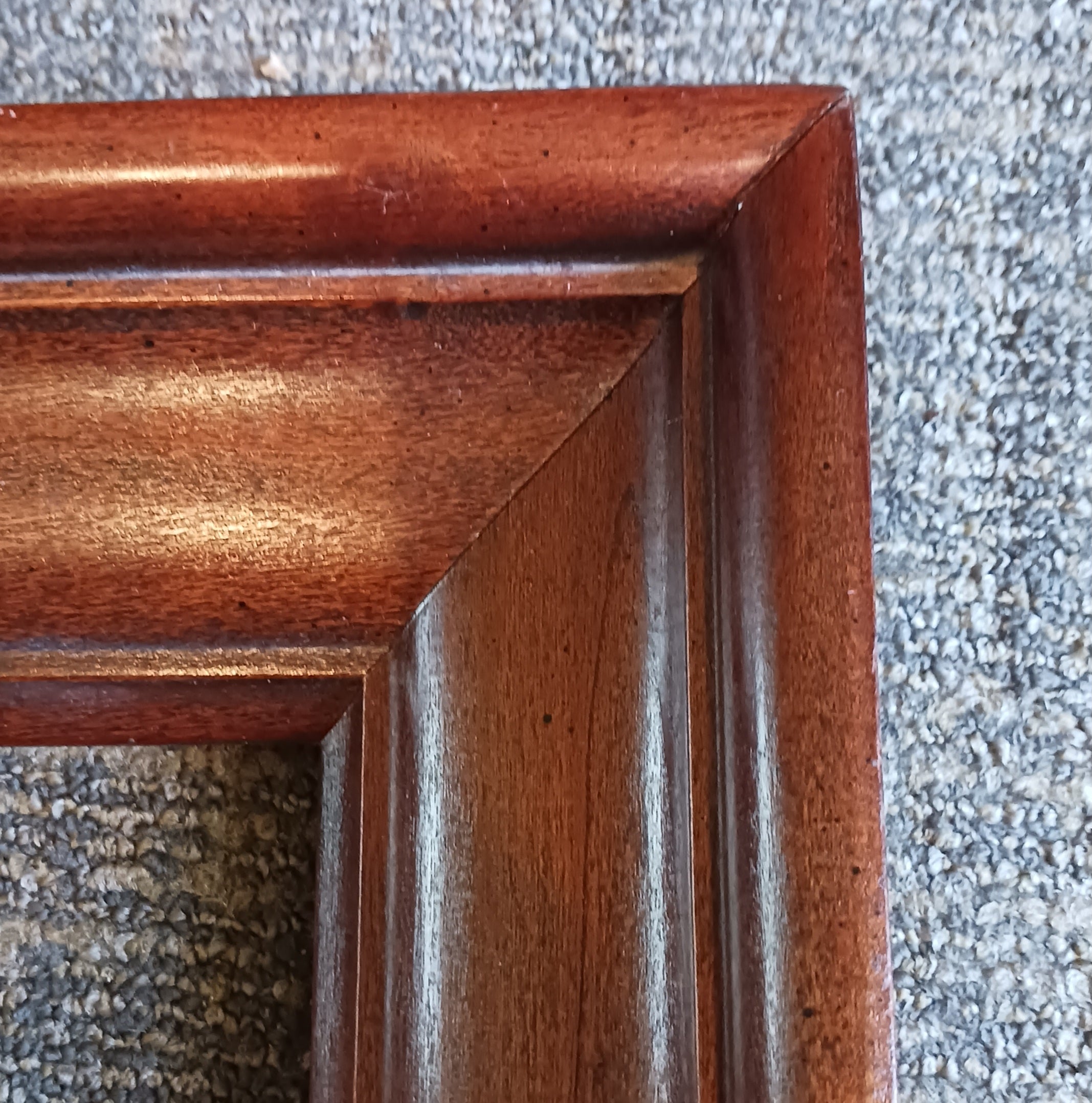 Simply Beautiful Wide Shallow Cove Cherry Picture Frame 8 x 10