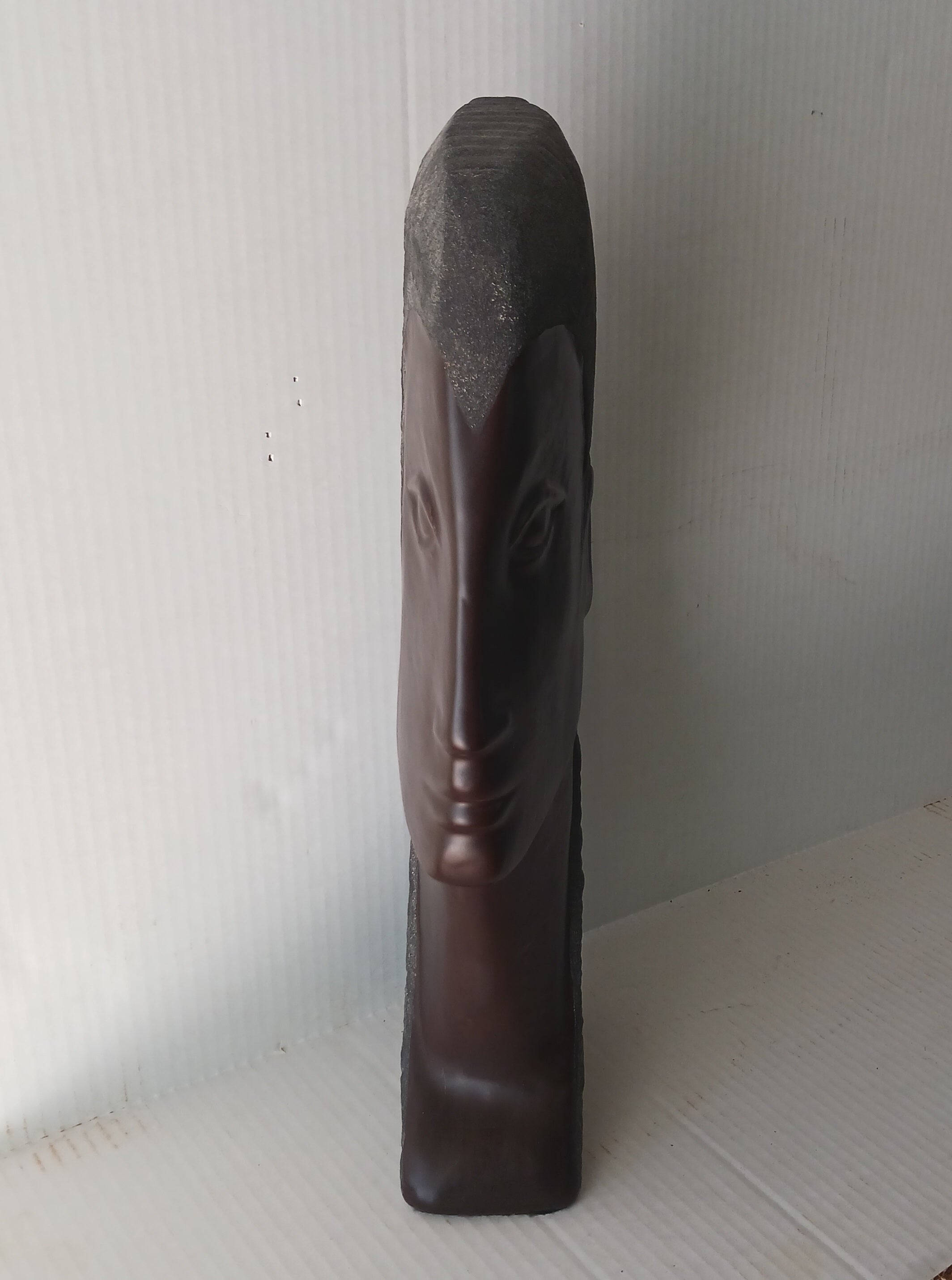 Super Cool Vintage Harris Pottery of Chicago Ceramic Sculpture Egyptian Bust