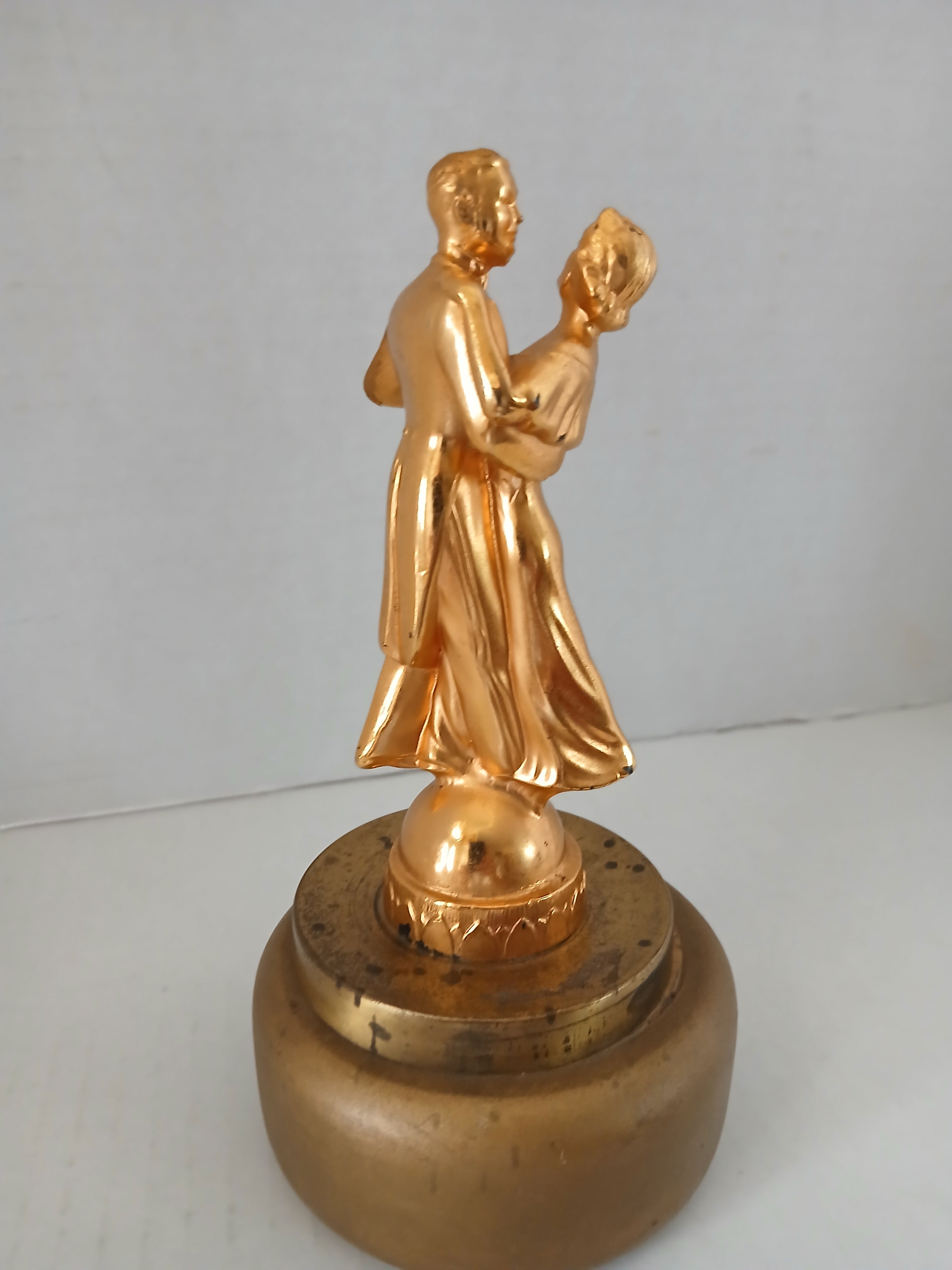 Nostalgic 1930s Formal Ballroom Dancing Trophy - Vintage