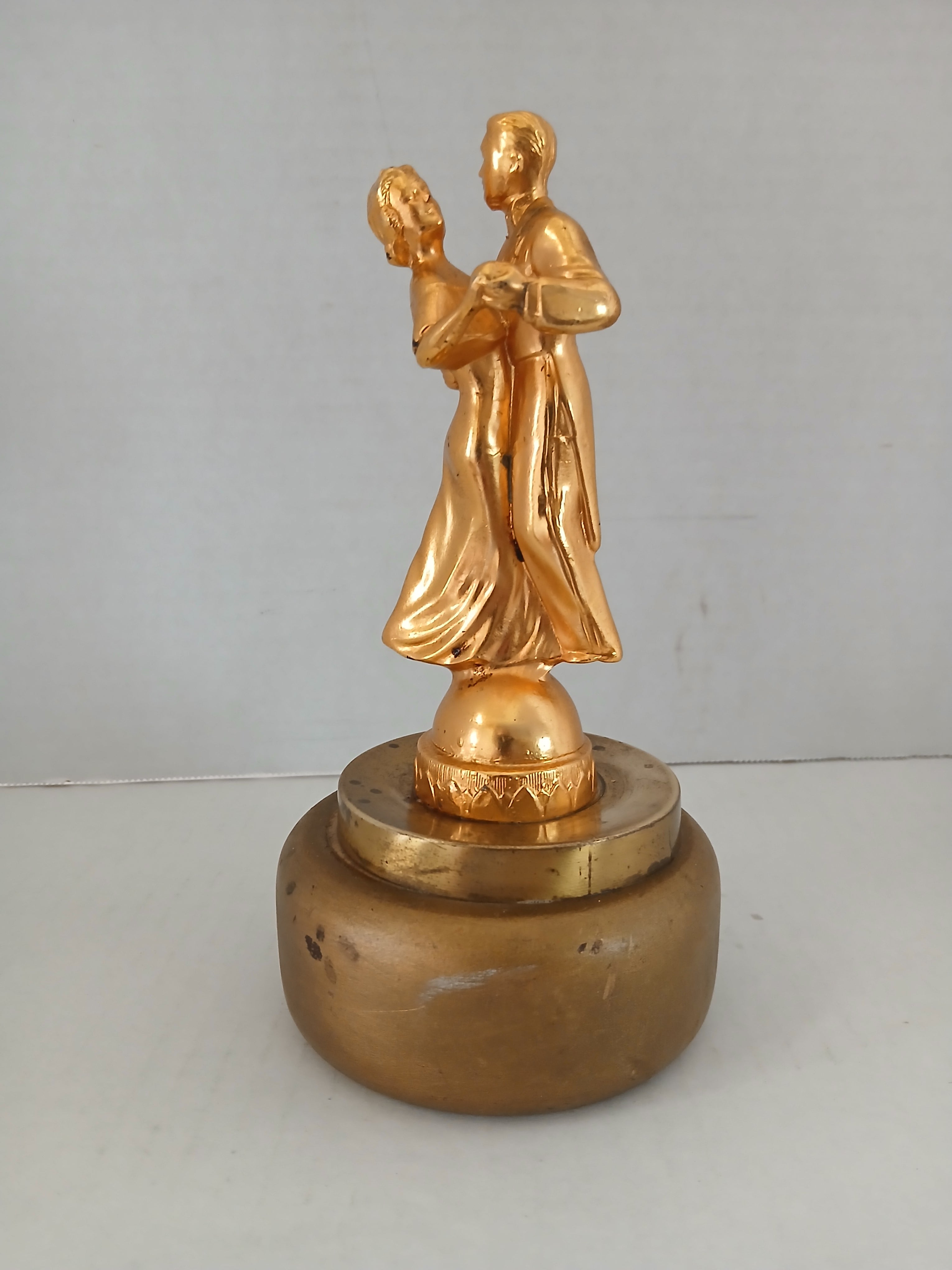 Nostalgic 1930s Formal Ballroom Dancing Trophy - Vintage