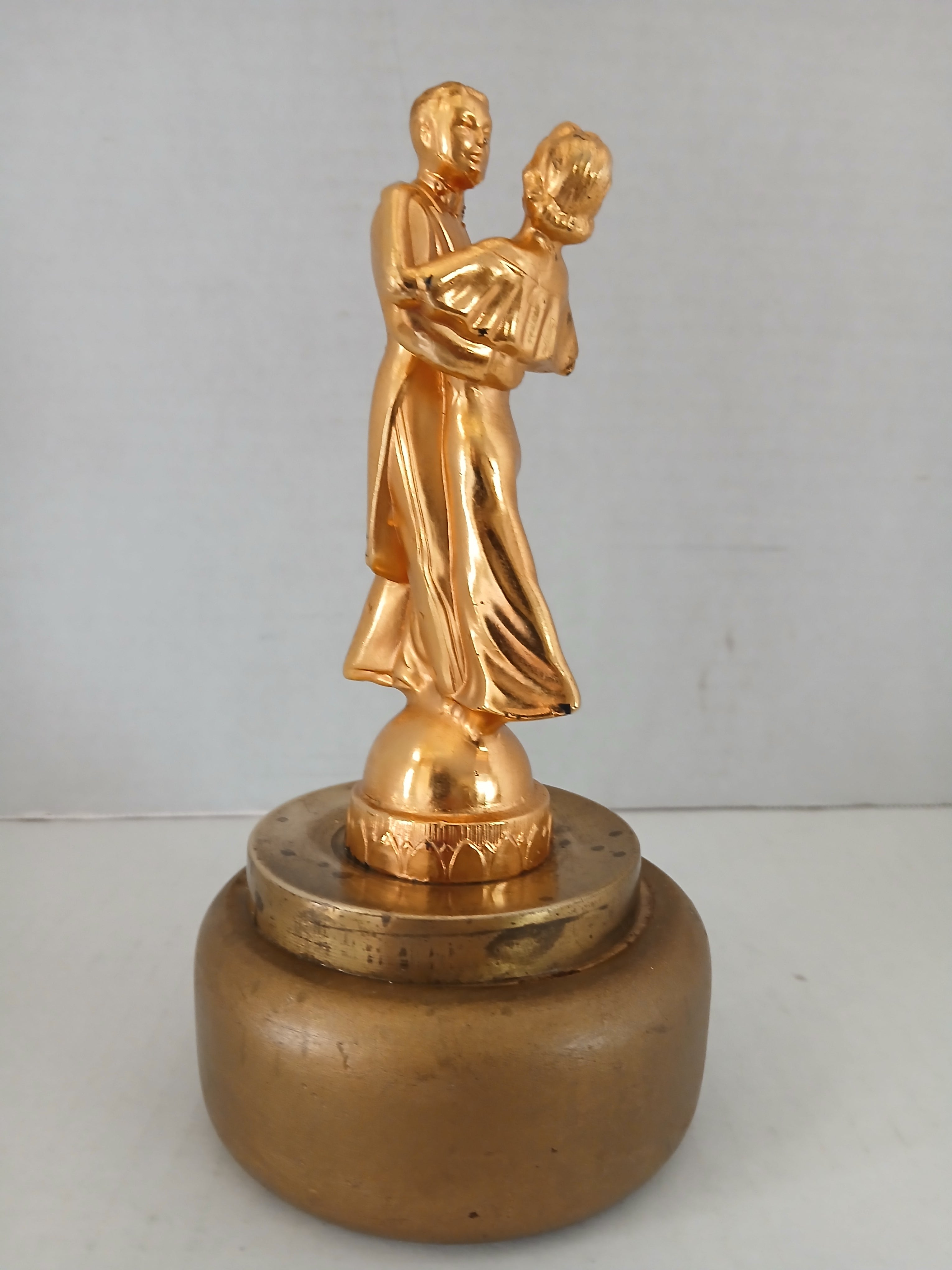 Nostalgic 1930s Formal Ballroom Dancing Trophy - Vintage