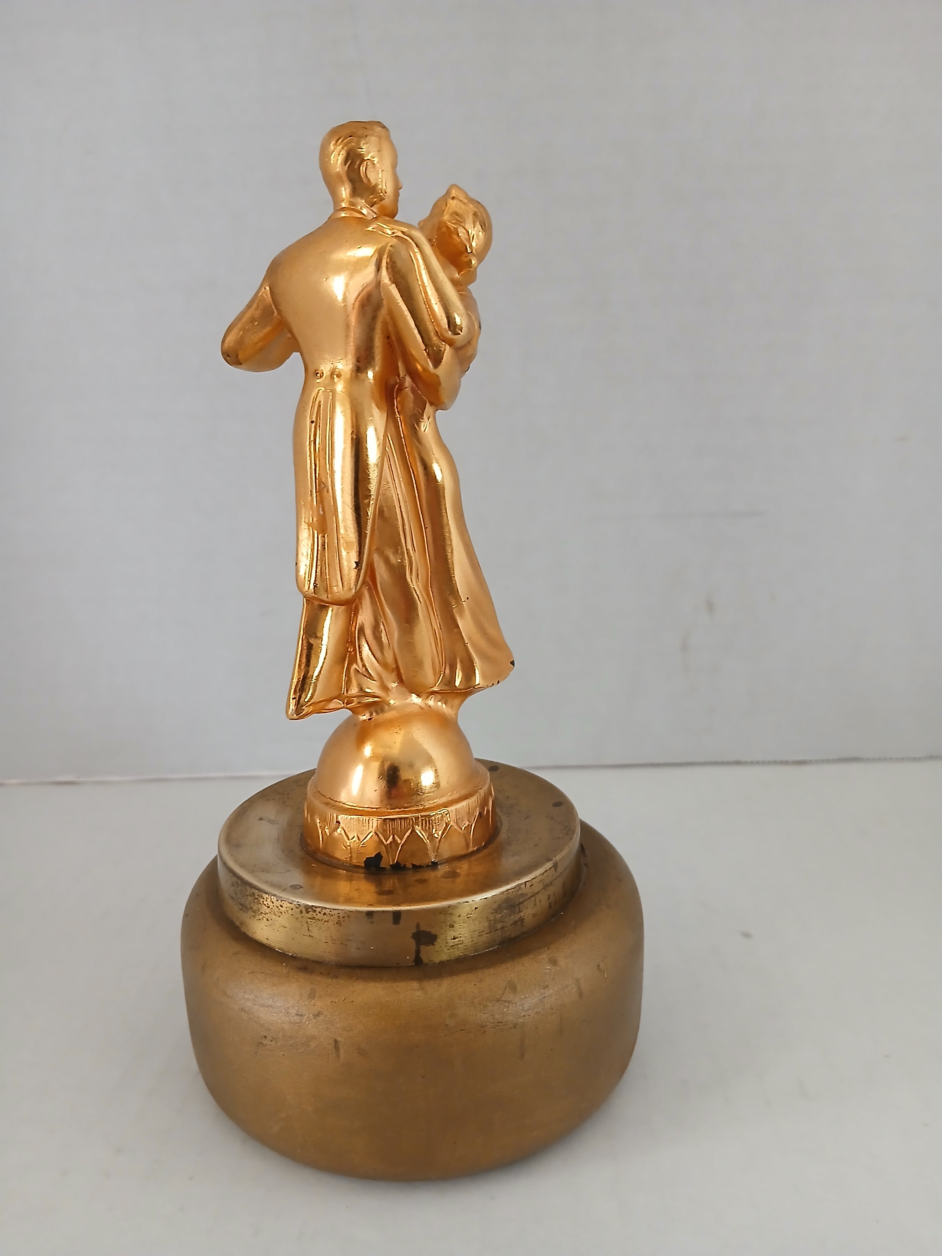 Nostalgic 1930s Formal Ballroom Dancing Trophy - Vintage