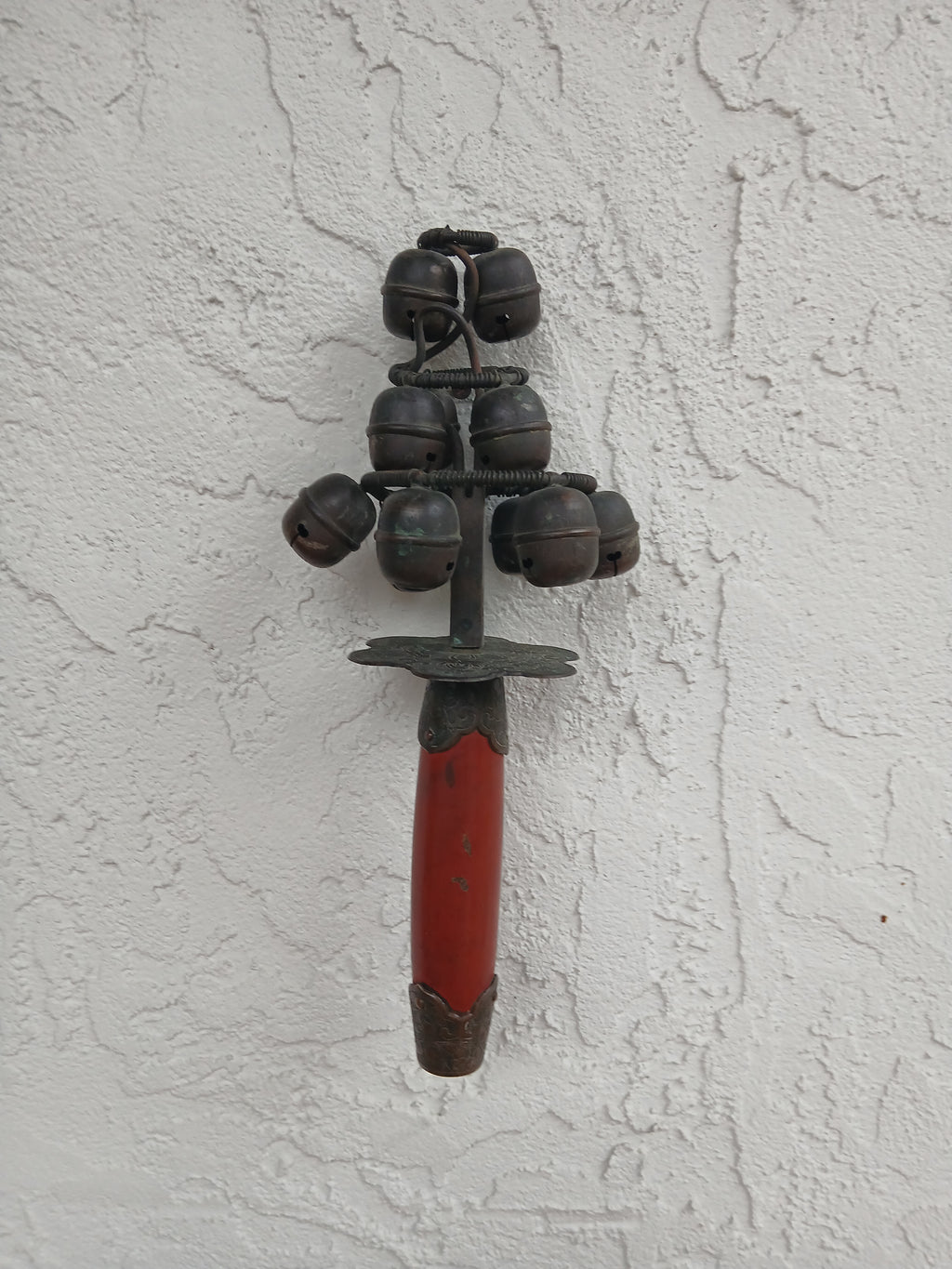 Antique Japanese Kagura Miko Suzu Buddhist Bells
