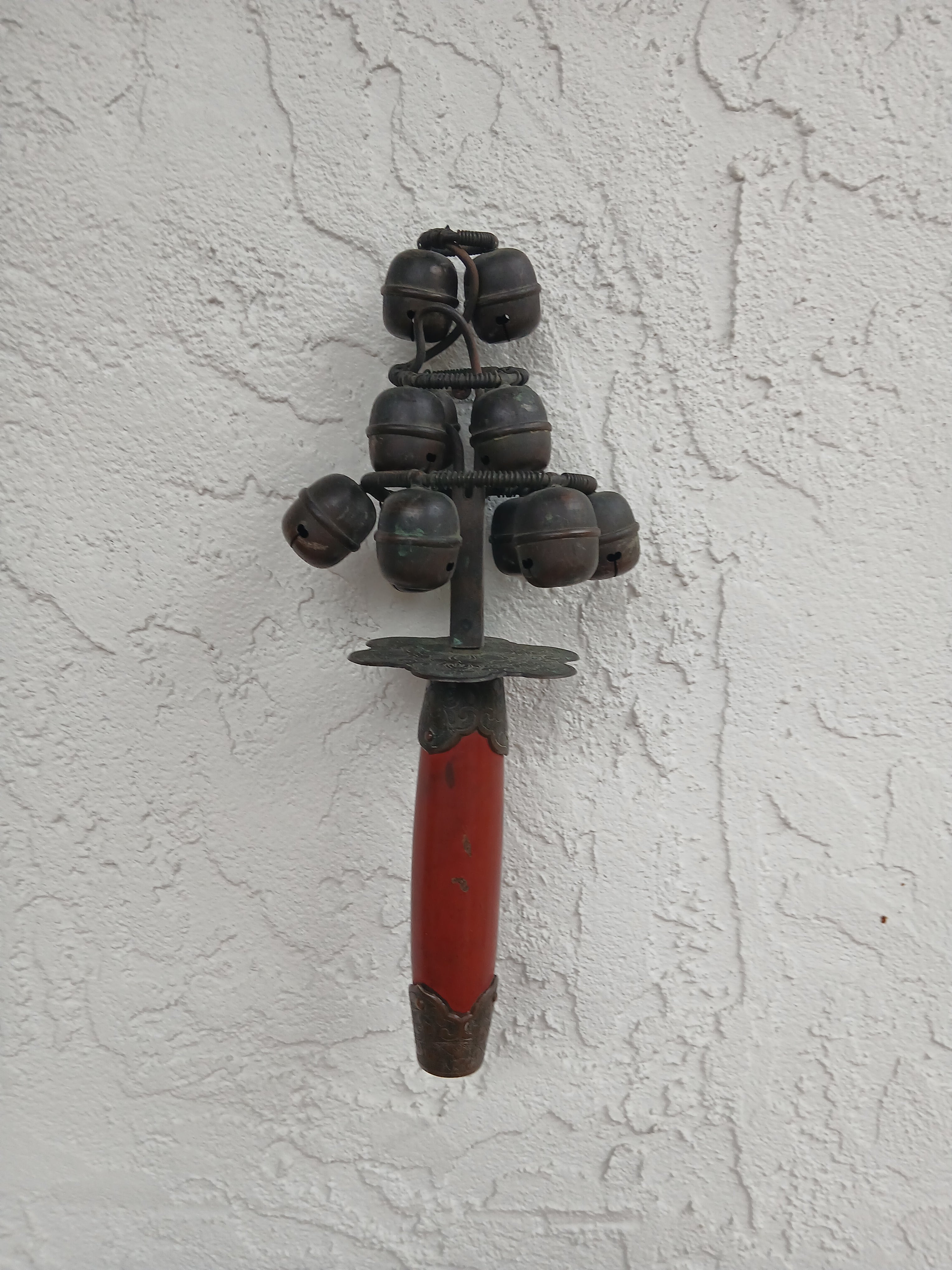 Antique Japanese Kagura Miko Suzu Buddhist Bells
