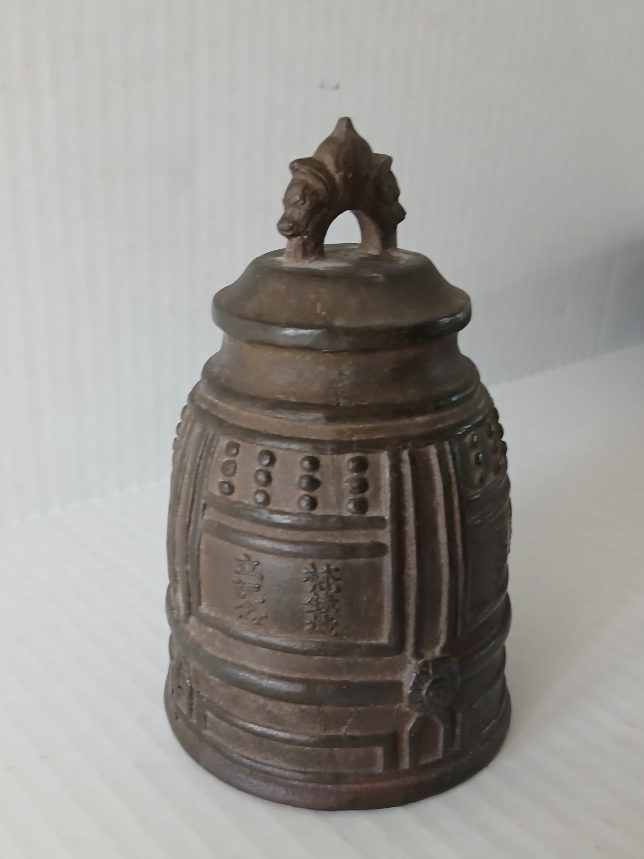 Antique Japanese Bronze Buddhist Temple Bell