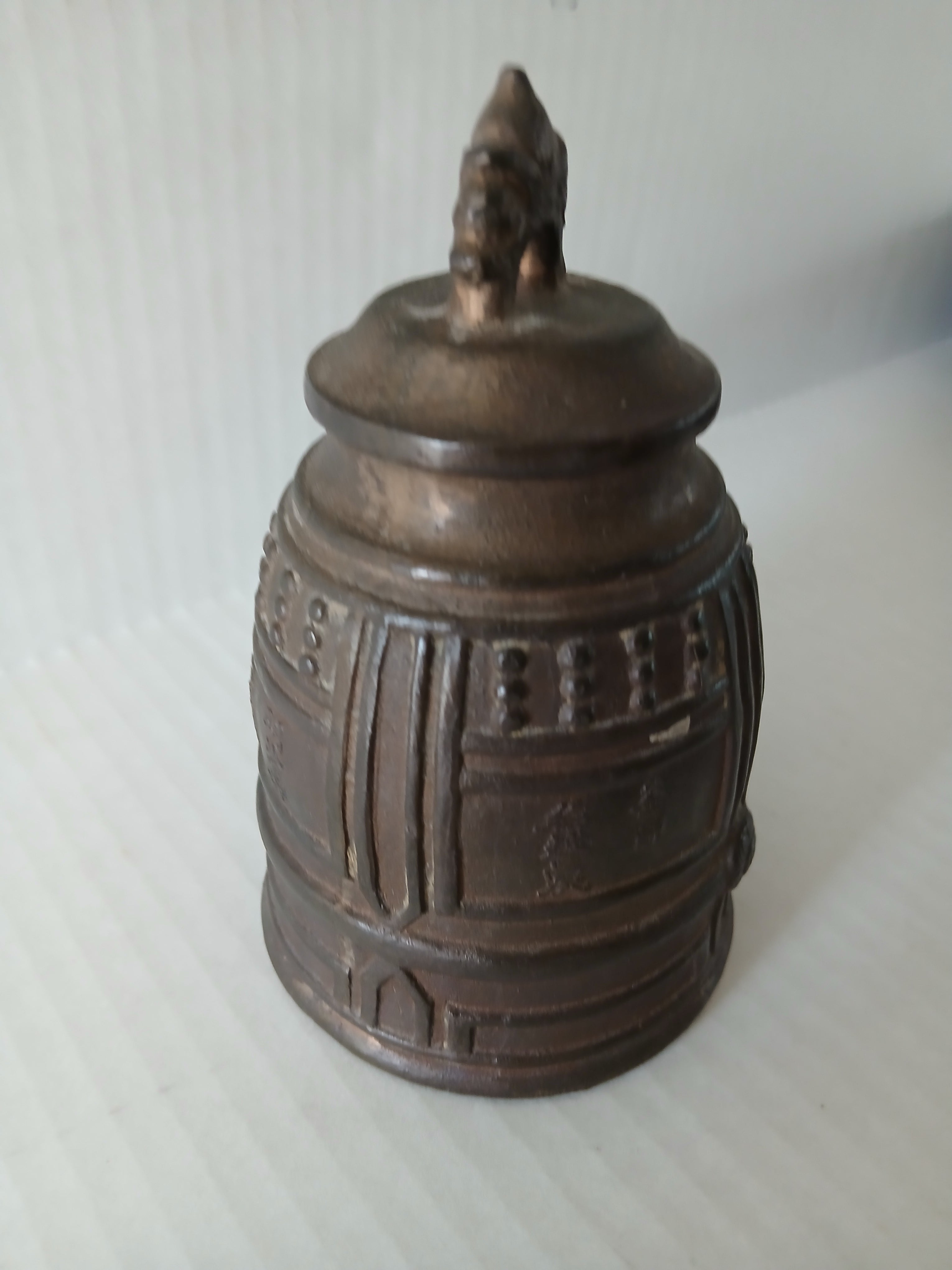 Antique Japanese Bronze Buddhist Temple Bell