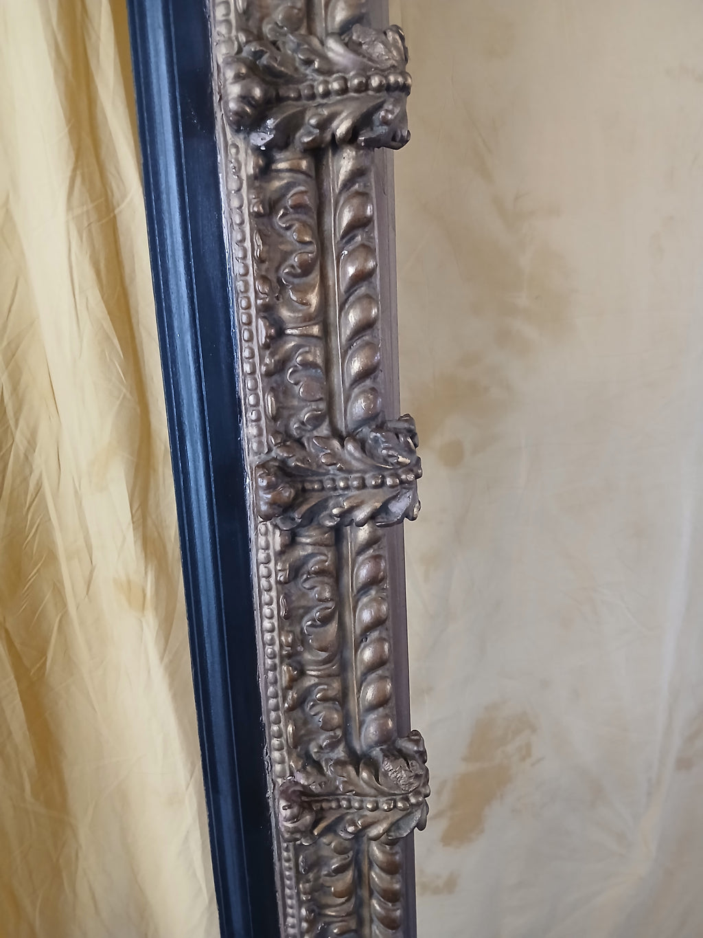 Magnificent Spanish Baroque Picture Frame 19th Century 3' x 6' !