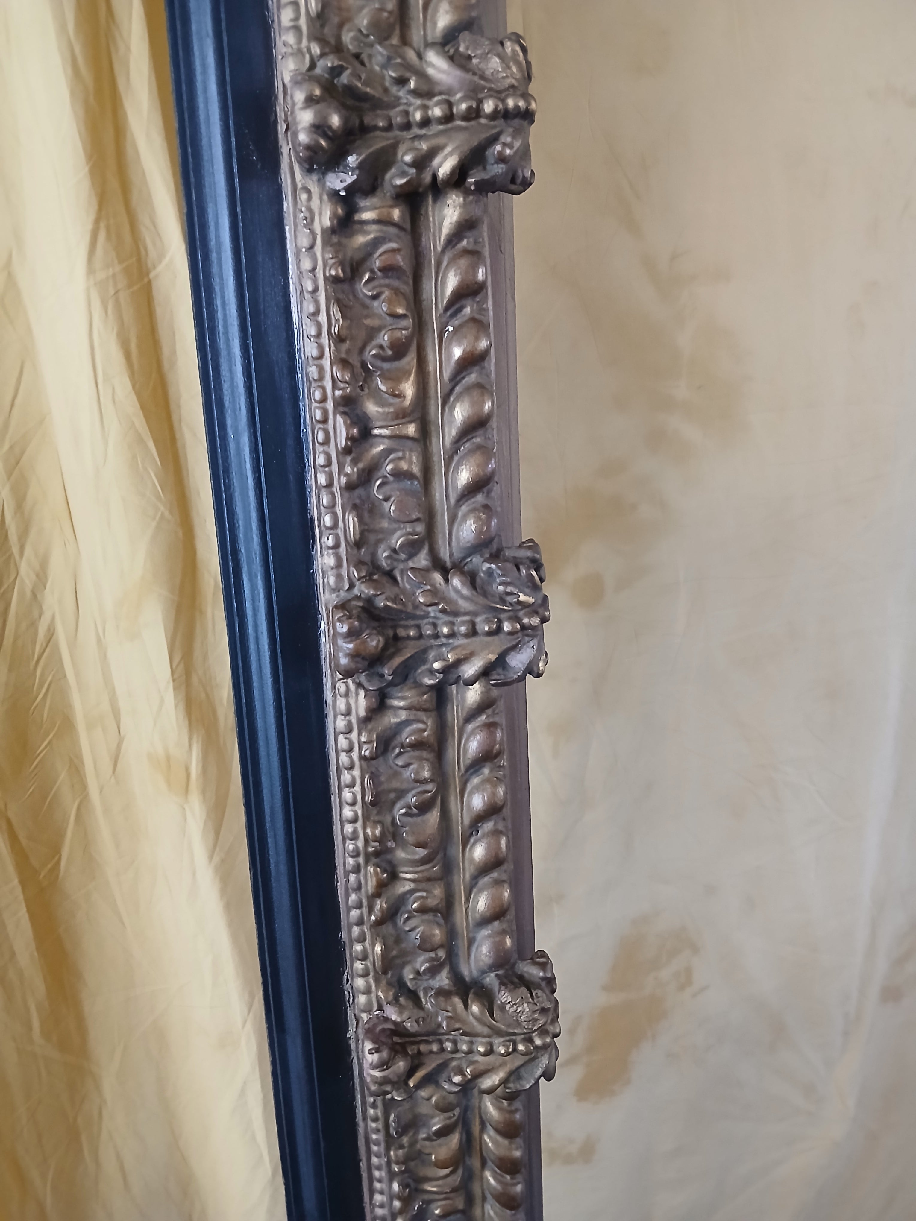 Magnificent Spanish Baroque Picture Frame 19th Century 3' x 6' !