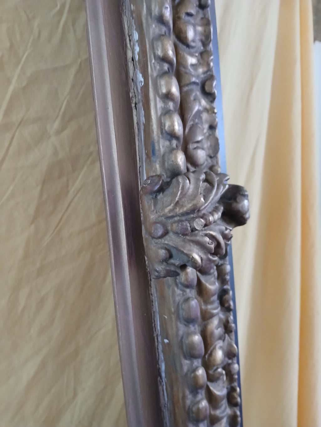 Magnificent Spanish Baroque Picture Frame 19th Century 3' x 6' !