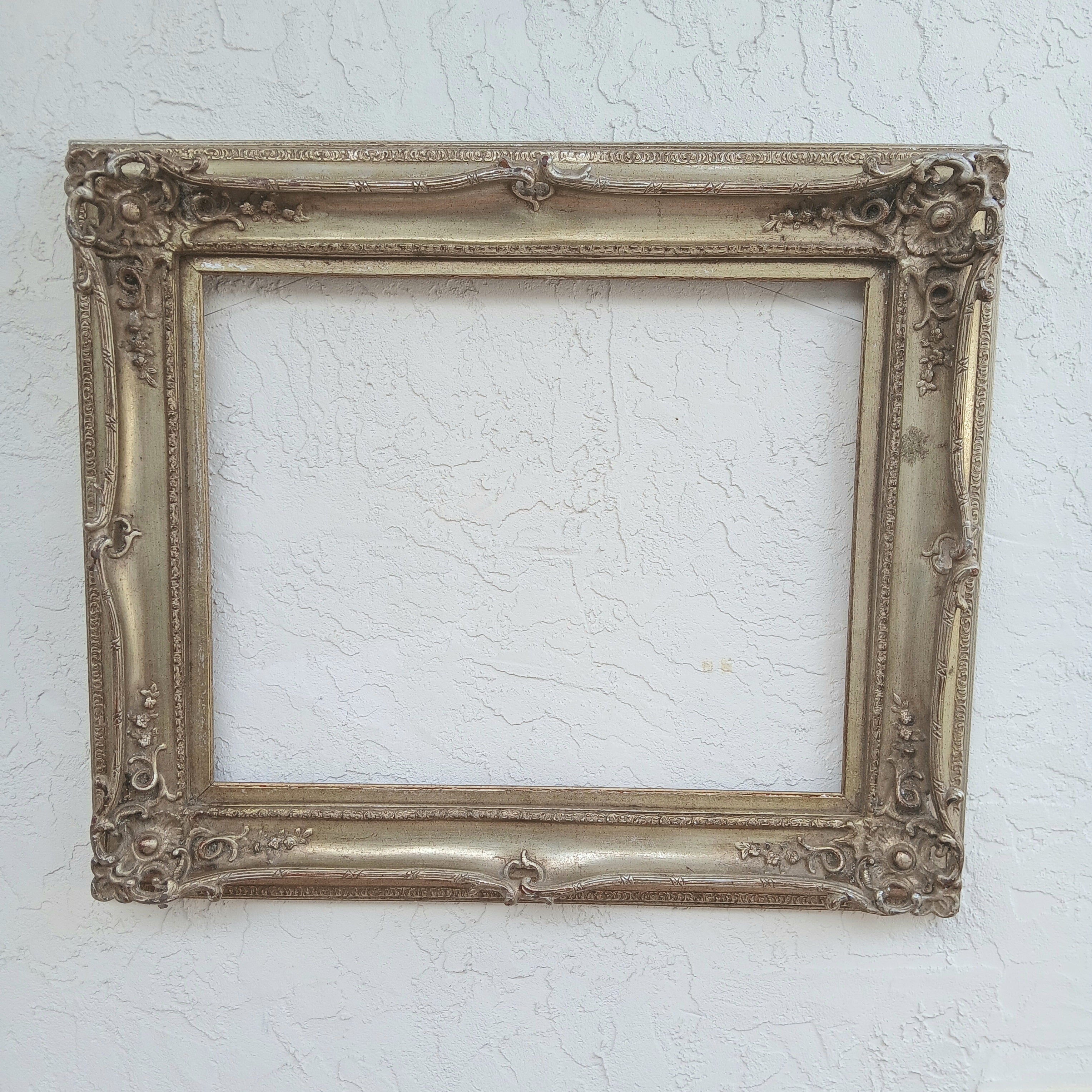 Vintage Soft Lemon Gold Openwork French Style Picture Frame for 24" x 30"