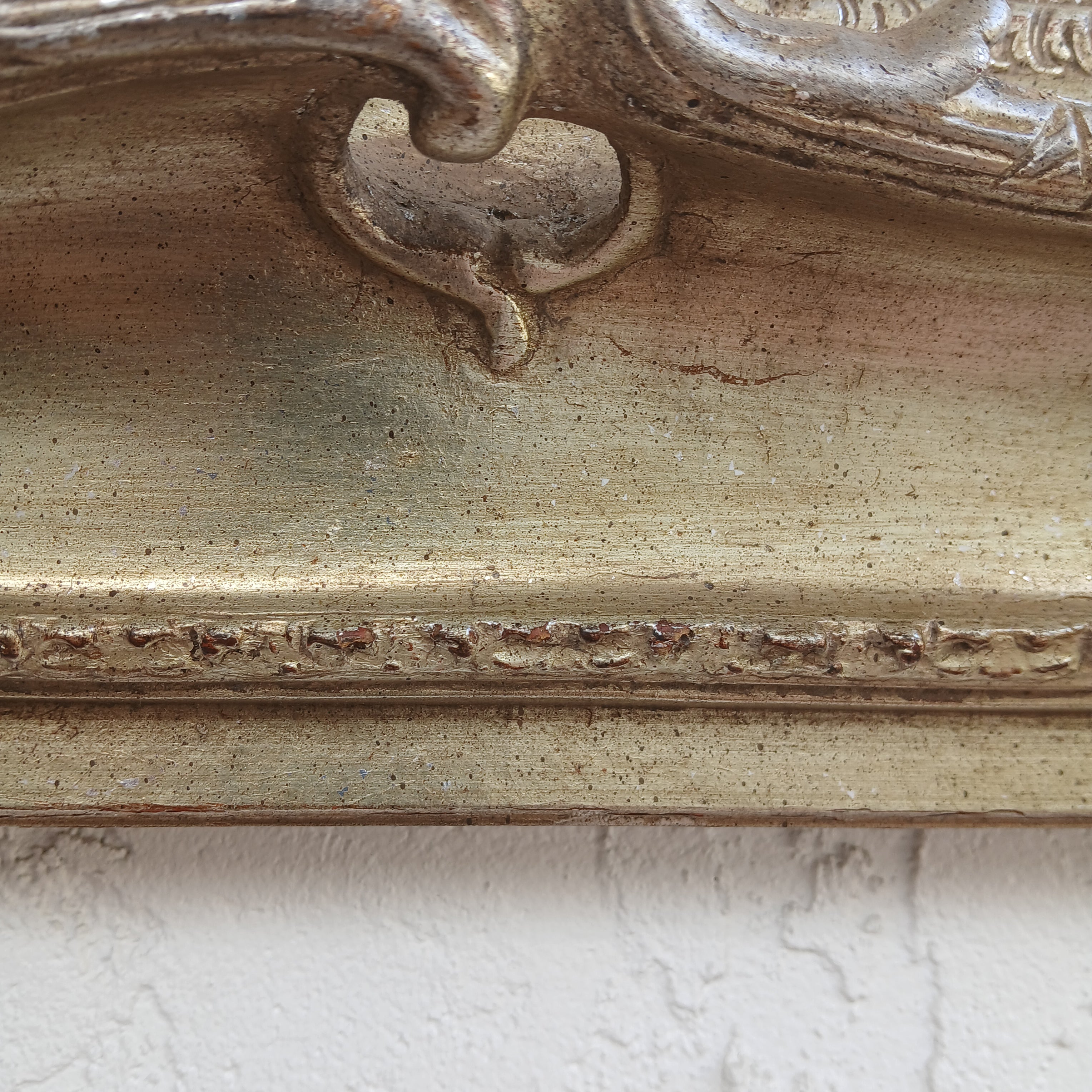 Vintage Soft Lemon Gold Openwork French Style Picture Frame for 24" x 30"