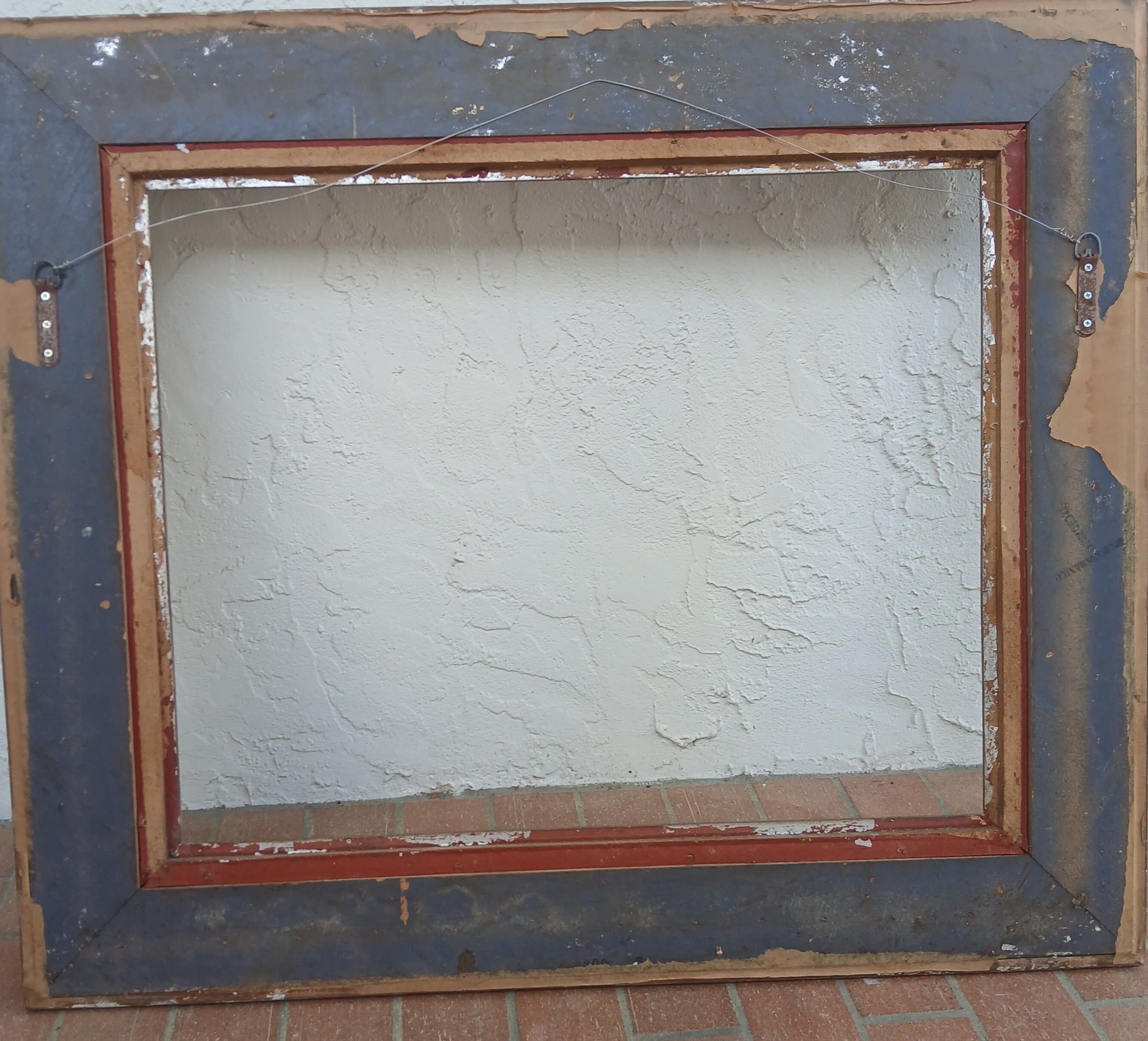Vintage Soft Lemon Gold Openwork French Style Picture Frame for 24" x 30"