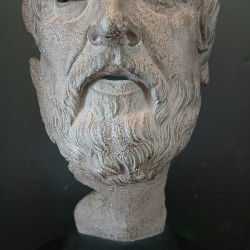Stunningly Impressive Mask Sculpture of Homer, Iconic Greek Poet