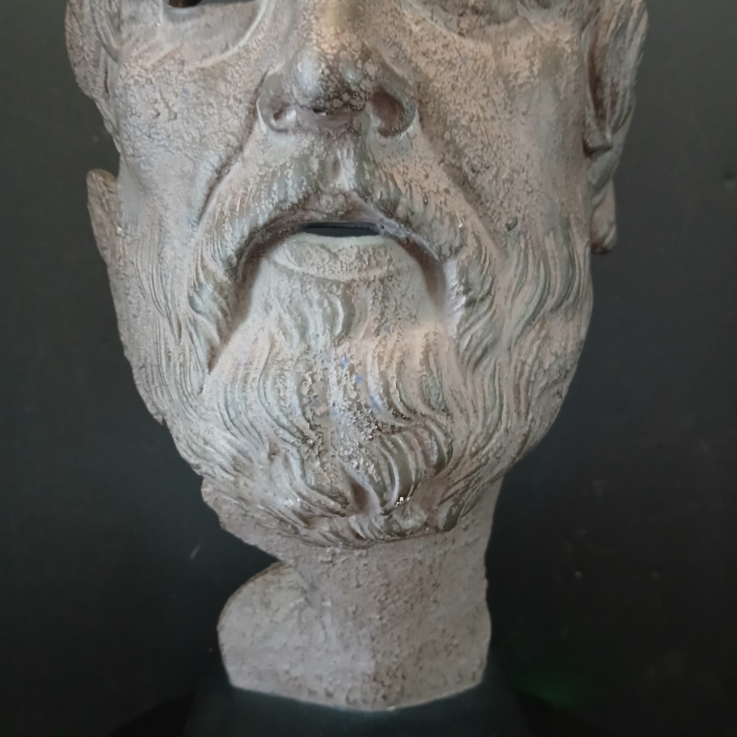 Stunningly Impressive Mask Sculpture of Homer, Iconic Greek Poet