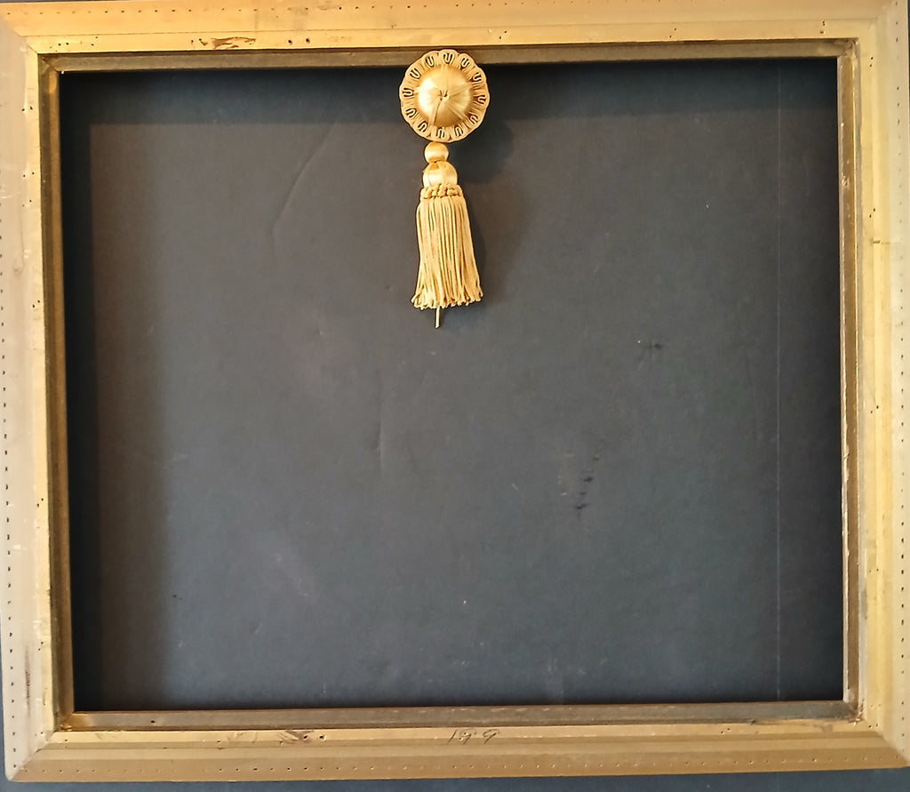 1960s Gold 20 x 24 Frame with Raised Floral and Foliate Decoration