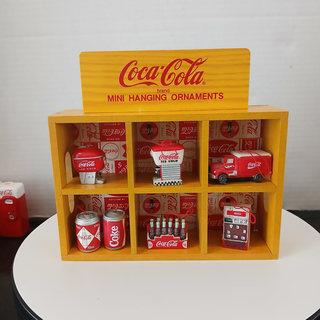 Vintage Coca-Cola Christmas Fun 21 Piece Lot - Ornaments Light Covers and More!