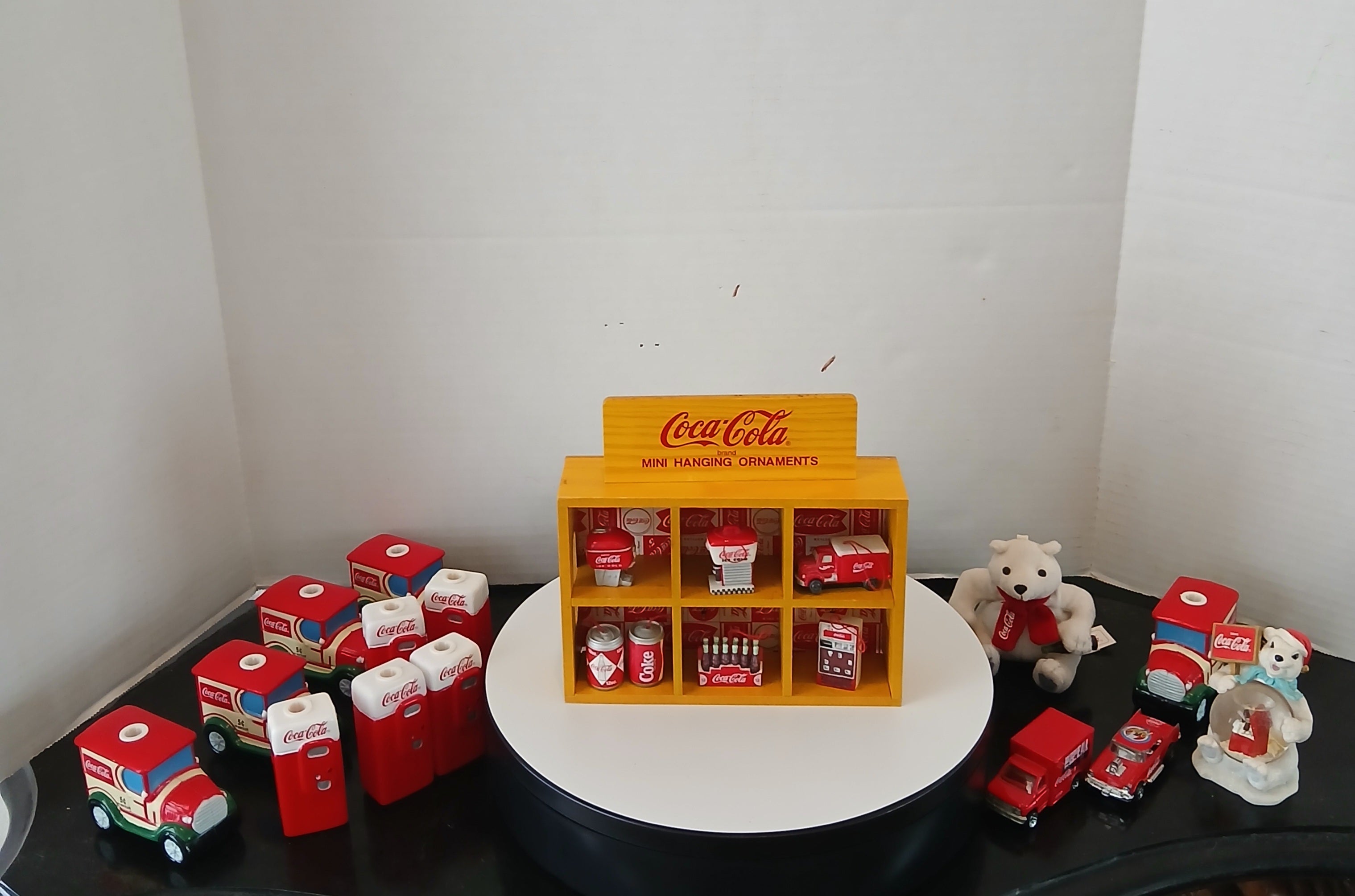 Vintage Coca-Cola Christmas Fun 21 Piece Lot - Ornaments Light Covers and More!